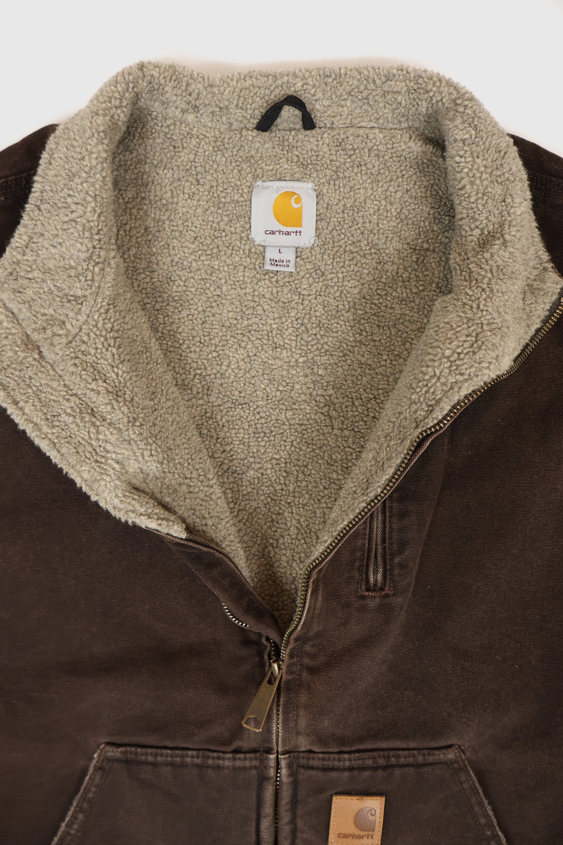 Vintage Carhartt Sherpa Lined Vest Image 3