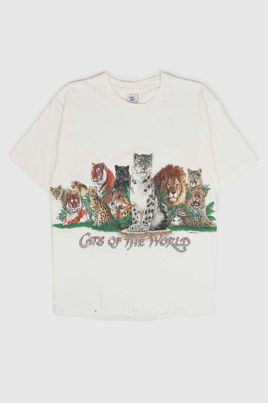 Vintage Cats of the World Tee Image 0