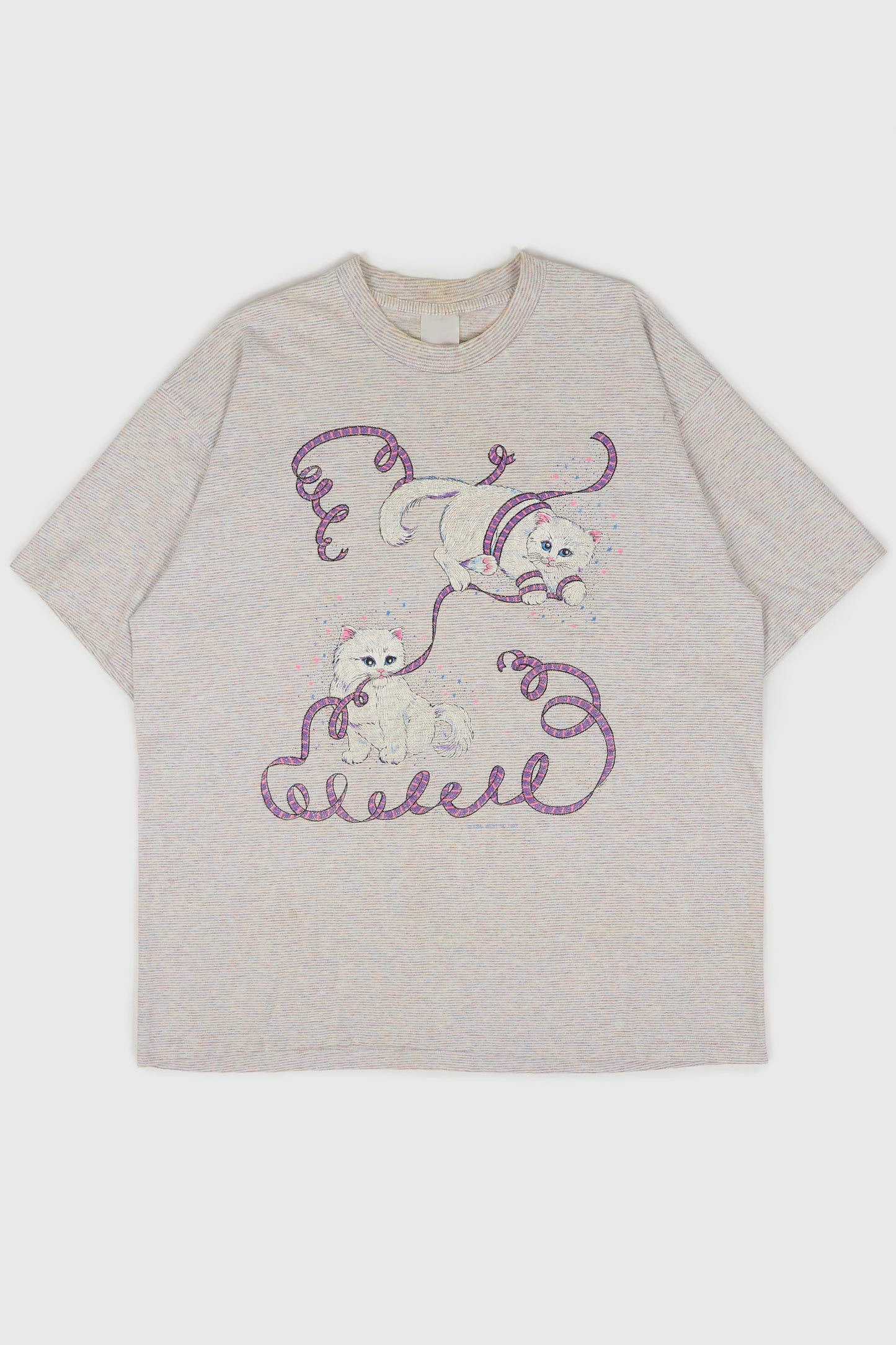 Vintage Cats Playing Tee Image 0