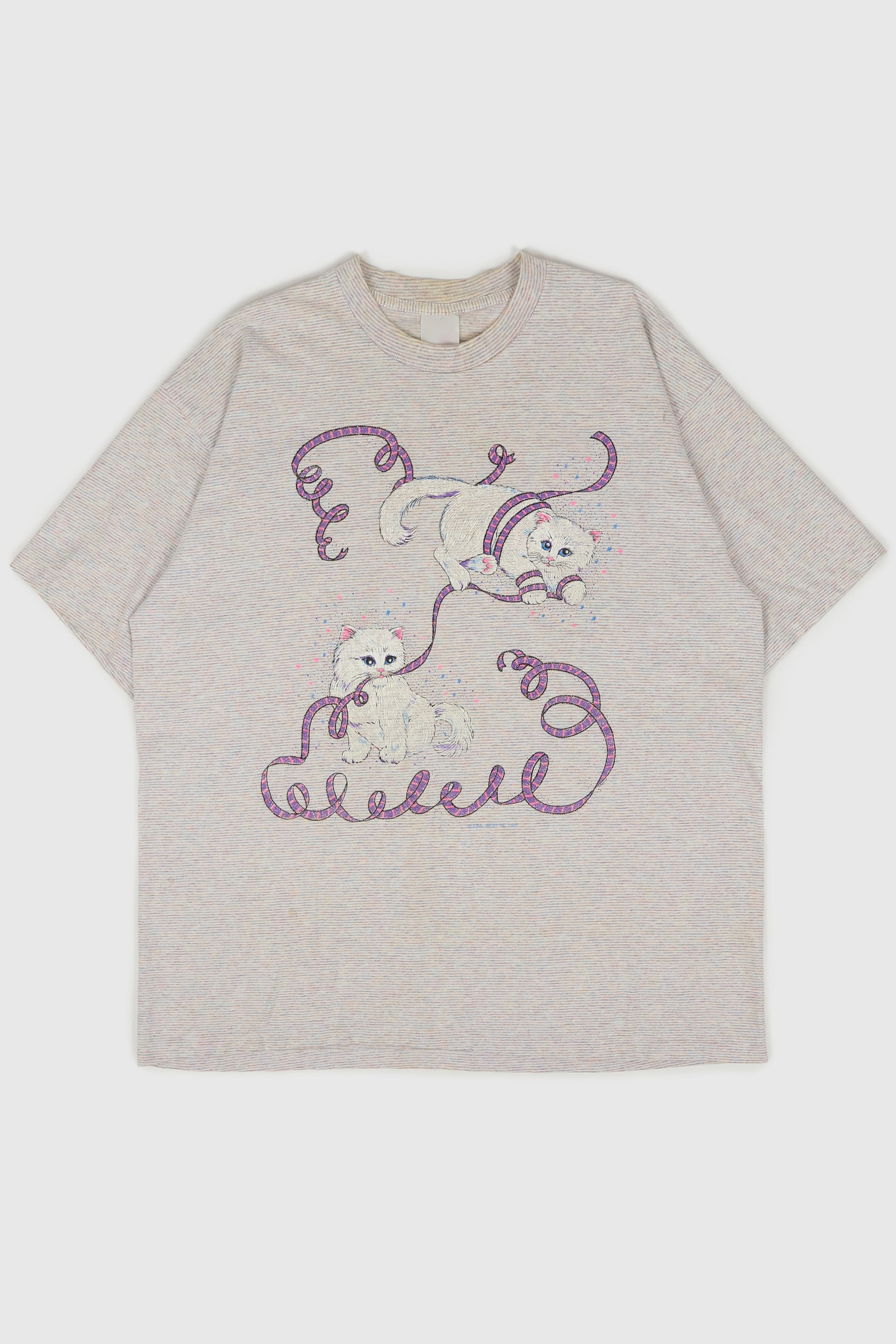 Vintage Cats Playing Tee Image 0