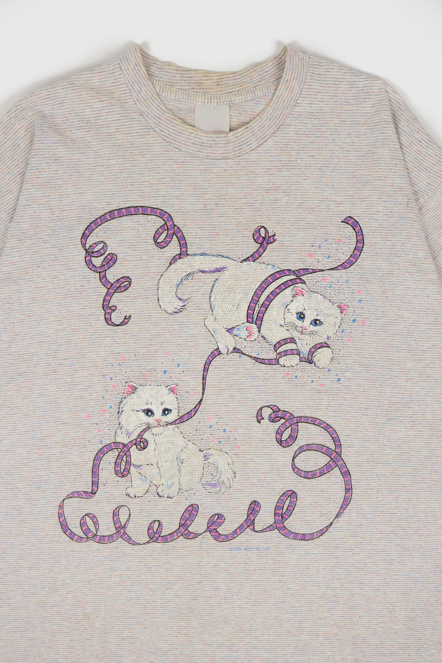 Vintage Cats Playing Tee Image 1