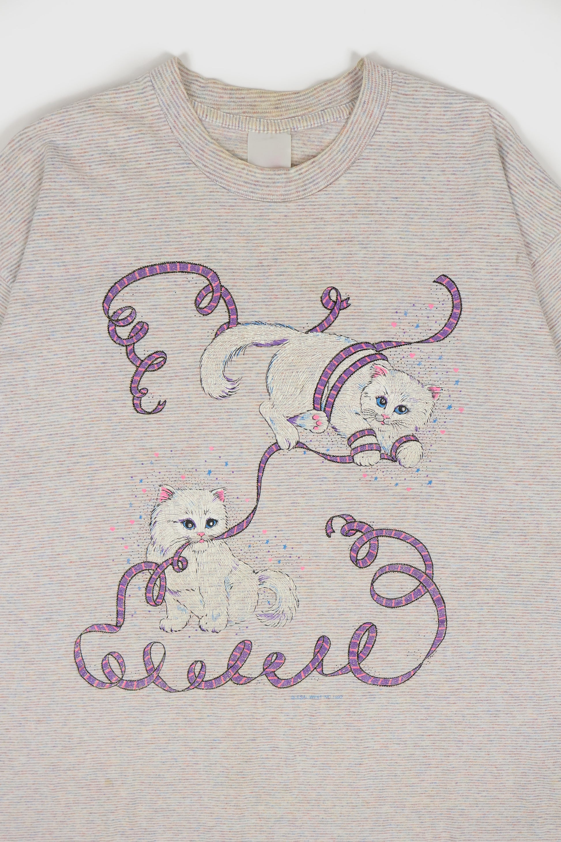 Vintage Cats Playing Tee Image 1