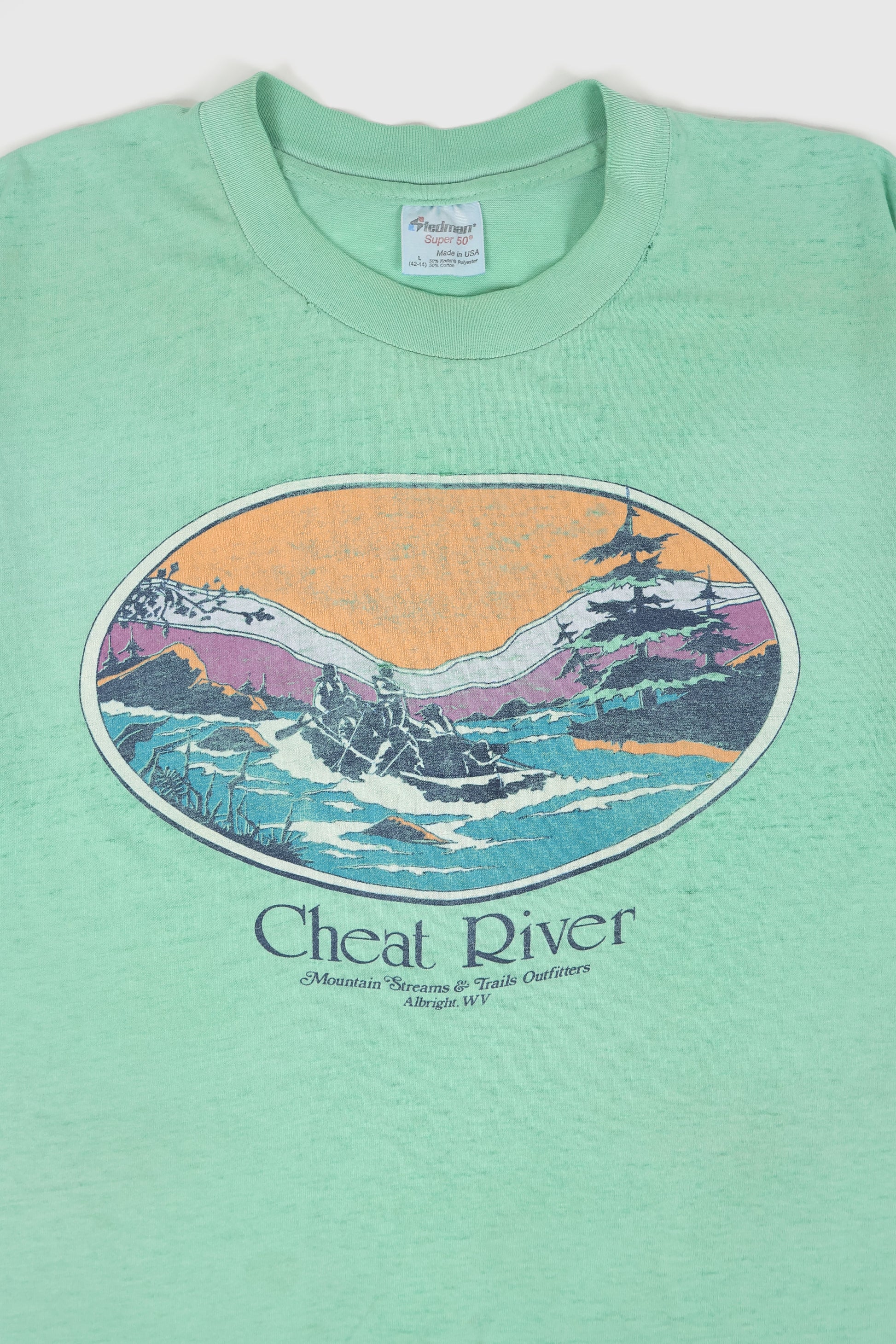 Vintage Threadbare Cheat River Tee Image 1