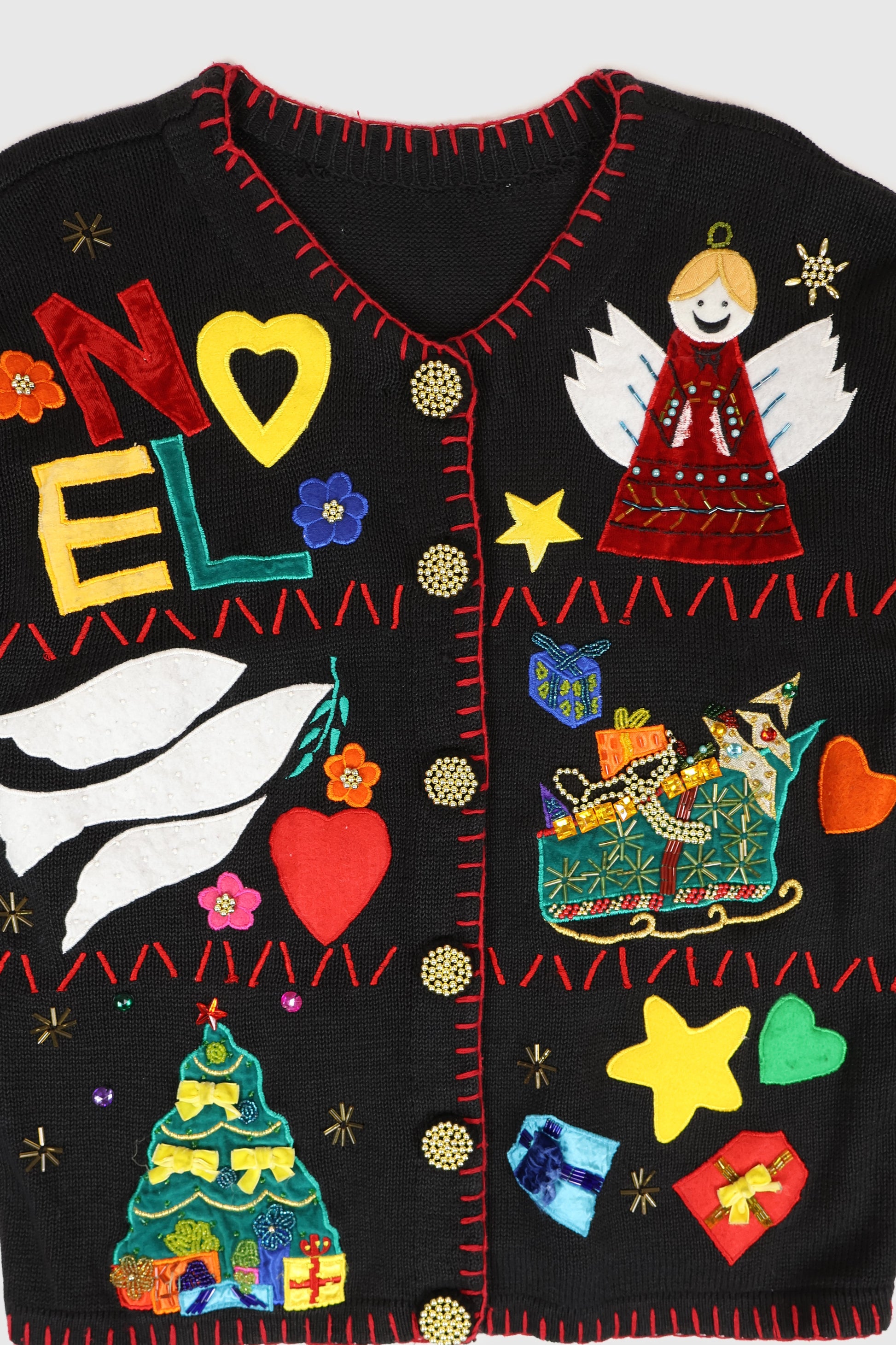 Vintage Holiday Cardigan Image 1