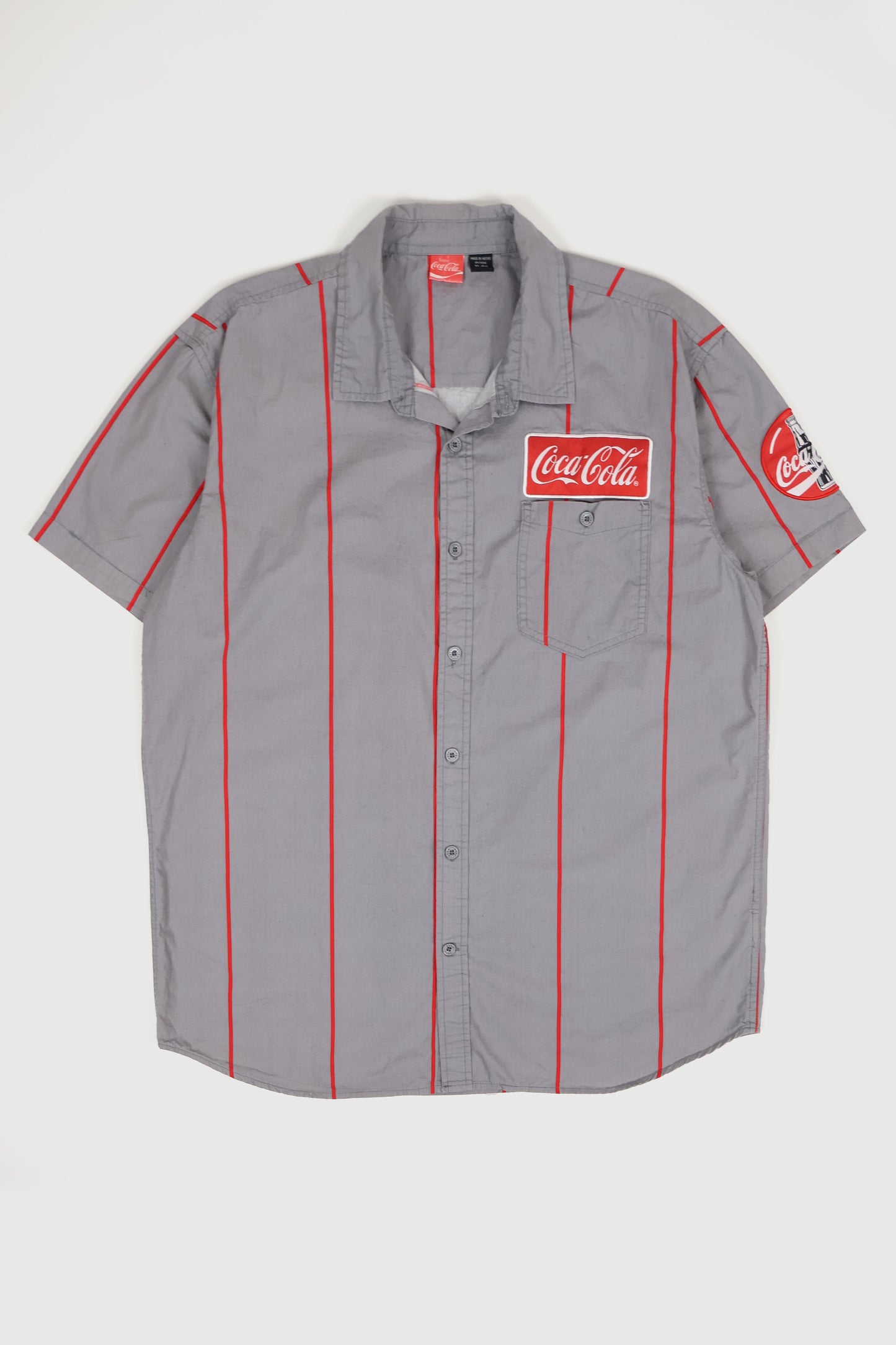Vintage Coca-Cola Short Sleeve Button-Down Shirt Image 0