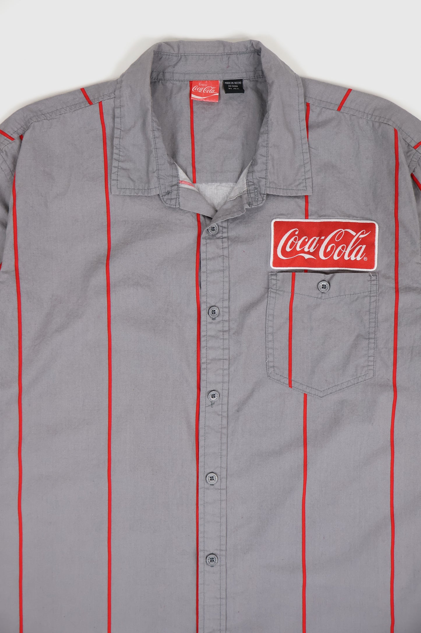 Vintage Coca-Cola Short Sleeve Button-Down Shirt Image 1