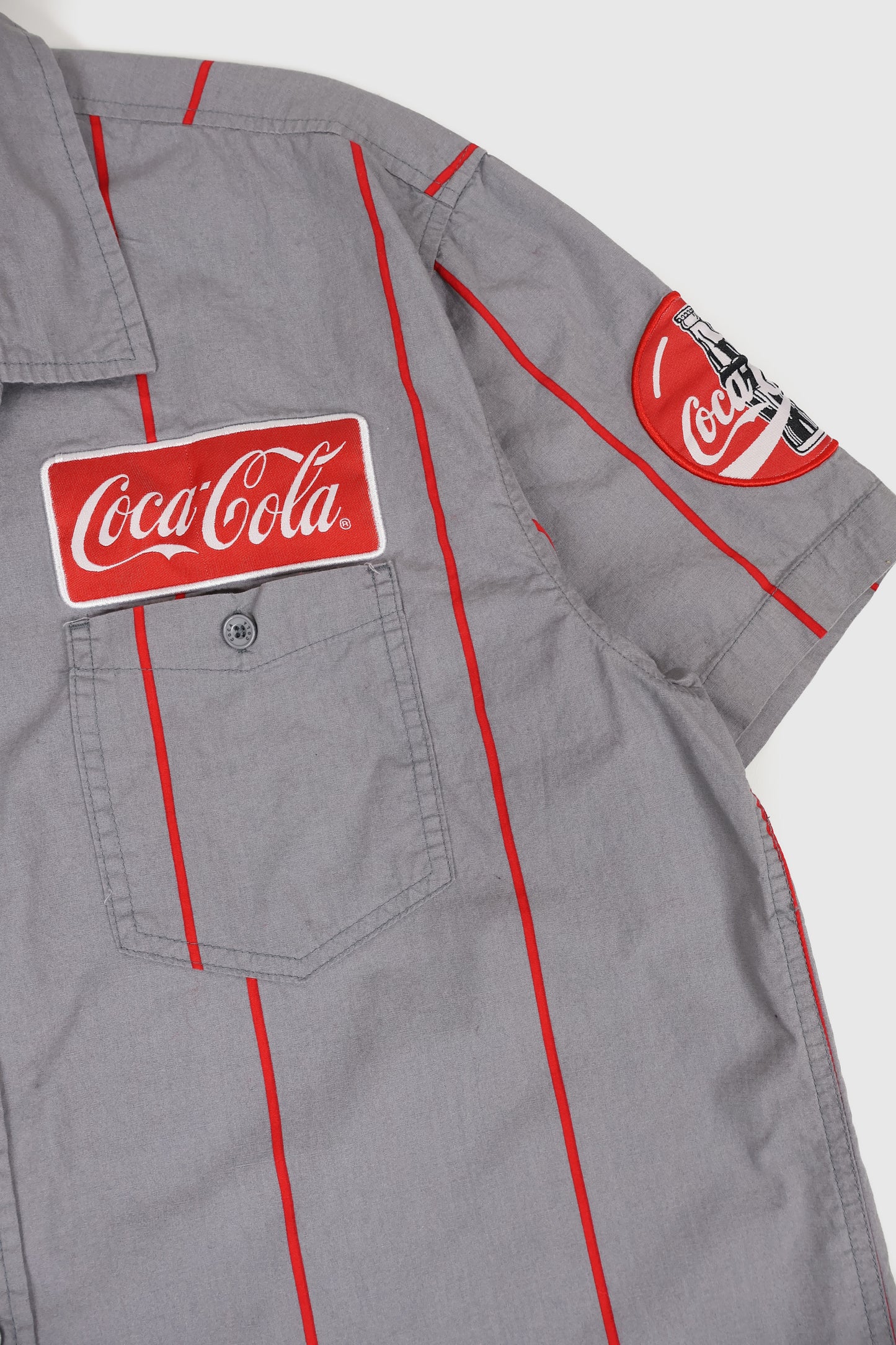 Vintage Coca-Cola Short Sleeve Button-Down Shirt Image 3