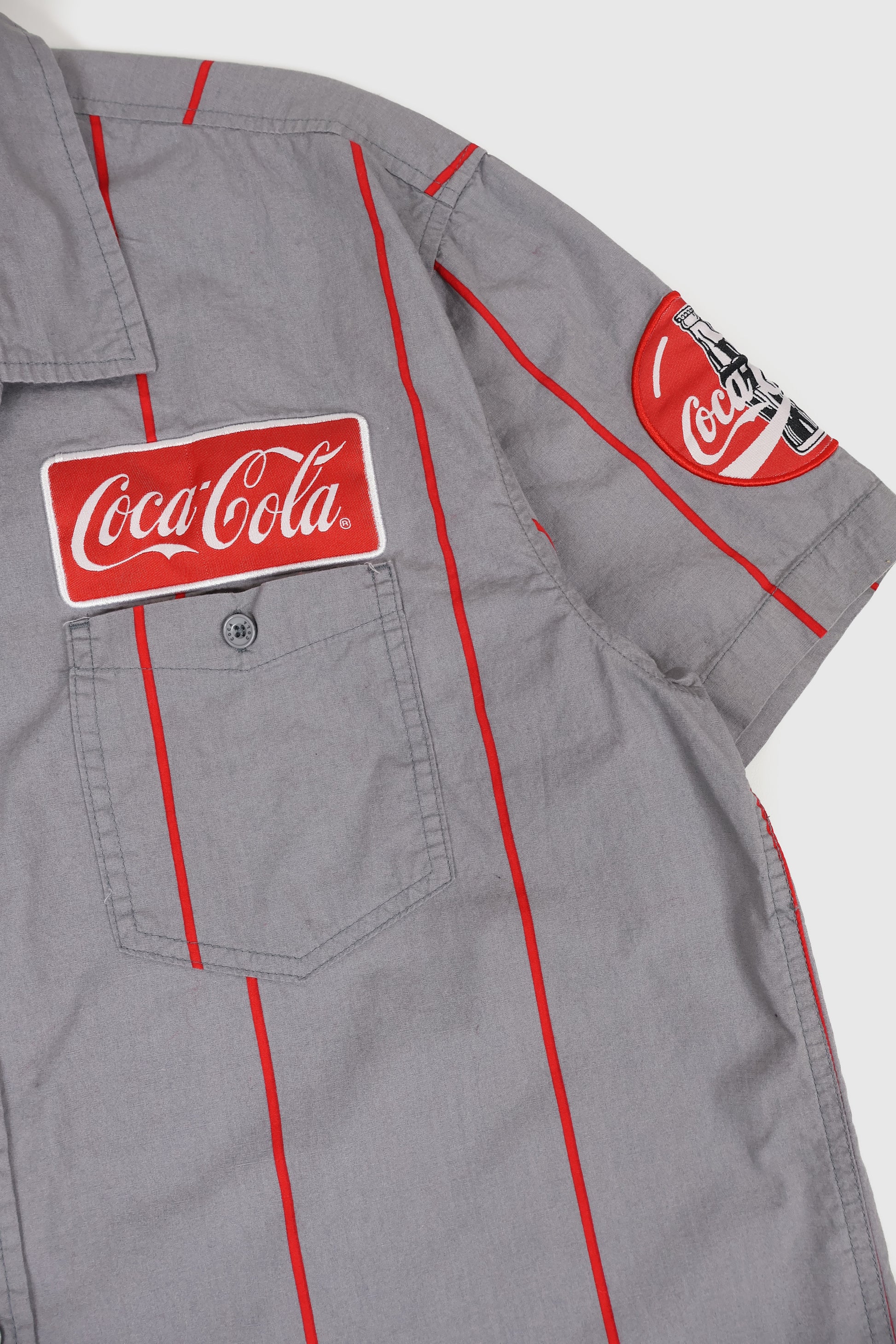 Vintage Coca-Cola Short Sleeve Button-Down Shirt Image 3
