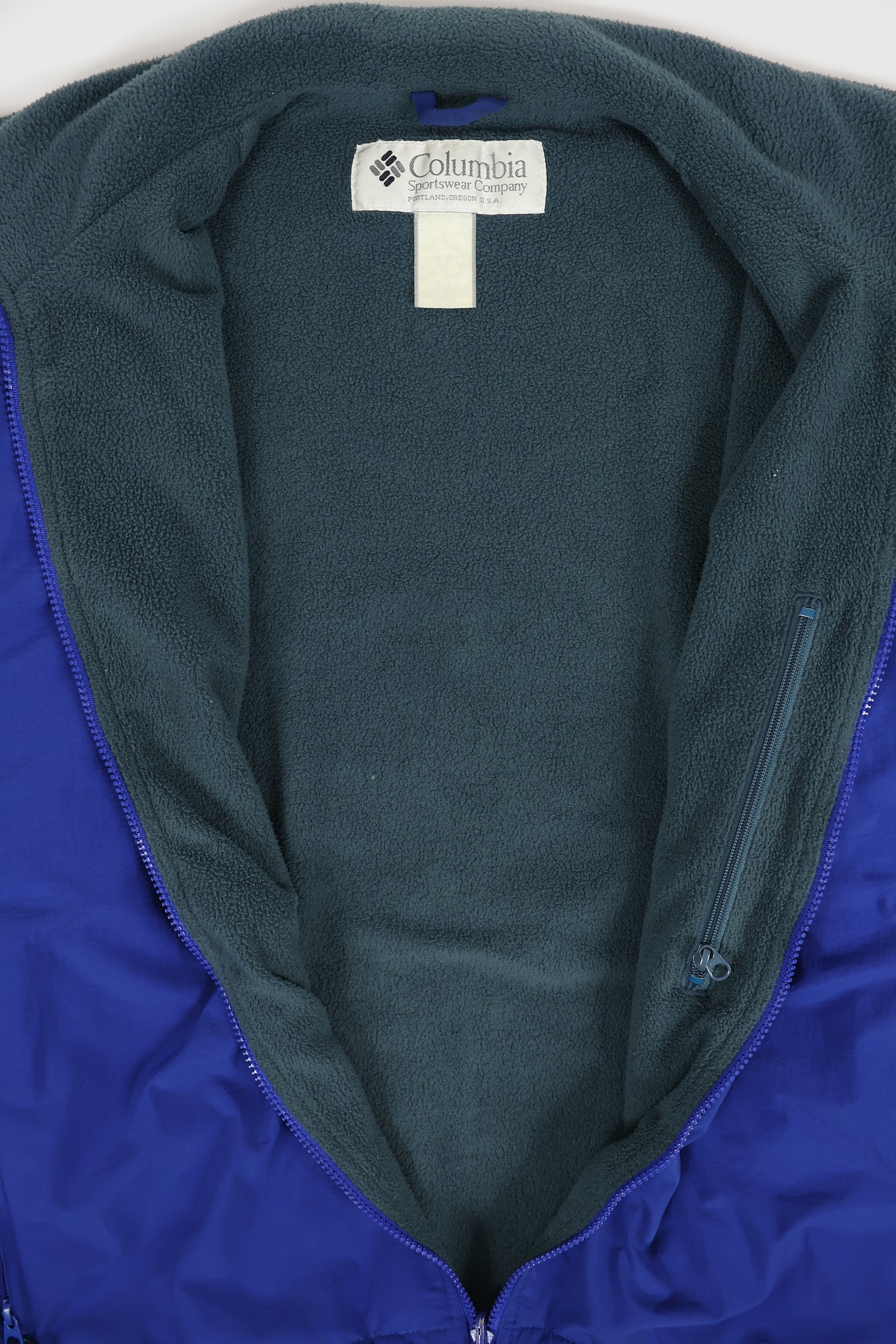 Vintage Columbia Fleece Lined Full Zip Jacket Image 3
