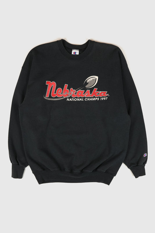 Vintage Nebraska Football 1997 National Champs Crewneck Image 0