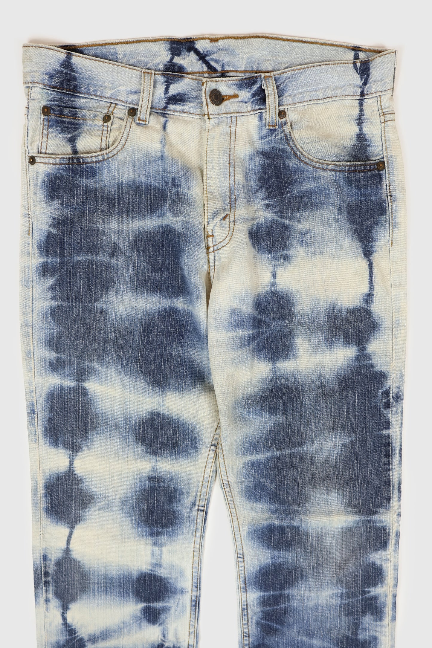 Vintage Bleached Straight Fit Jeans