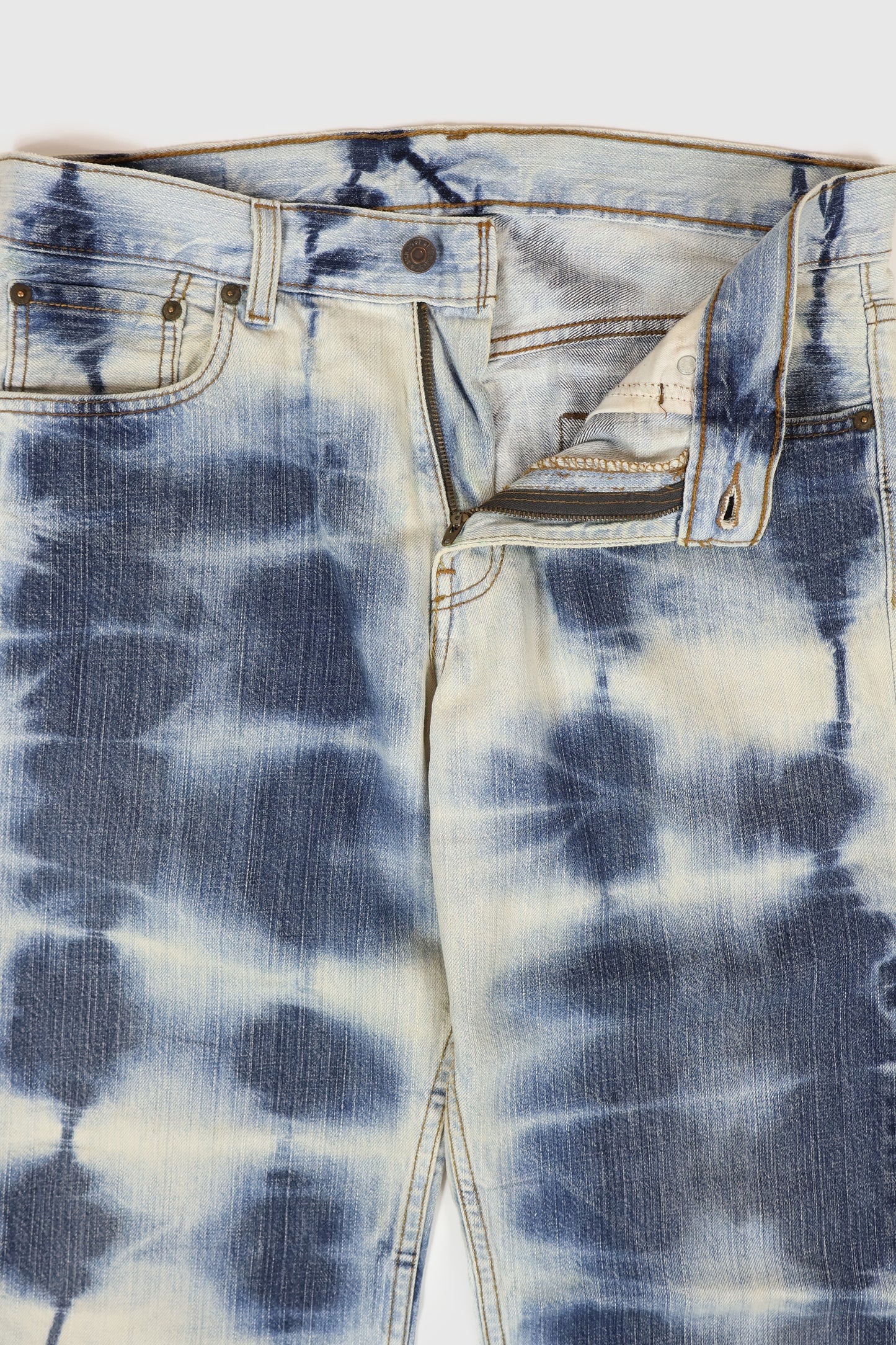 Vintage Bleached Straight Fit Jeans