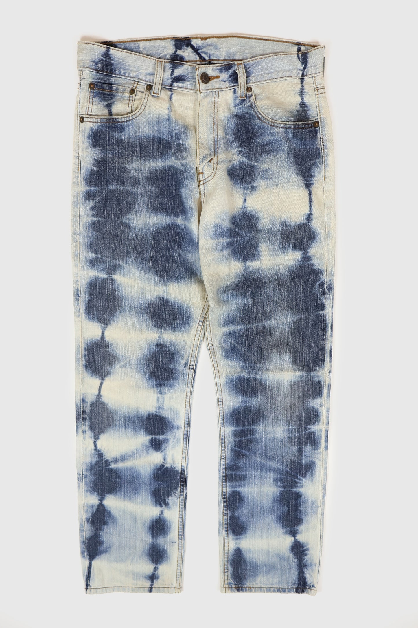 Vintage Bleached Straight Fit Jeans