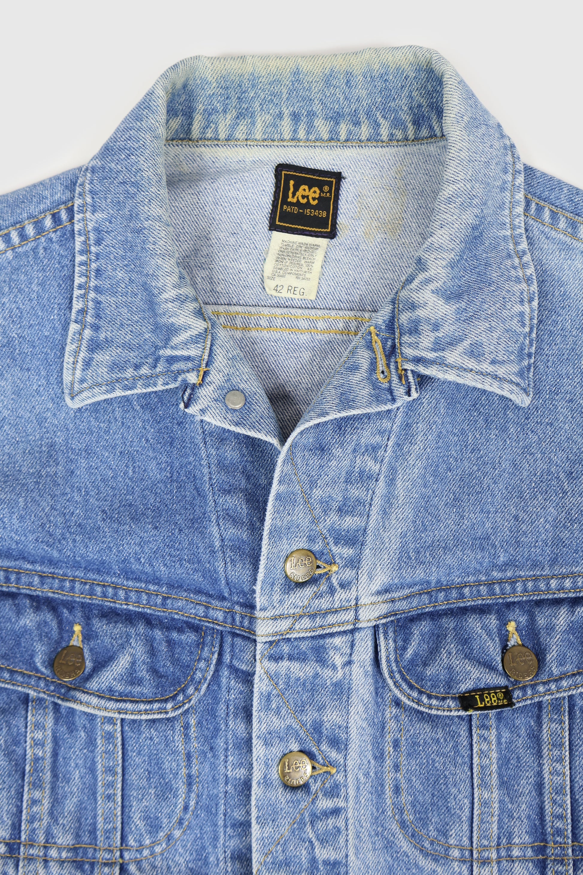 Vintage Lee Denim Jacket Image 3