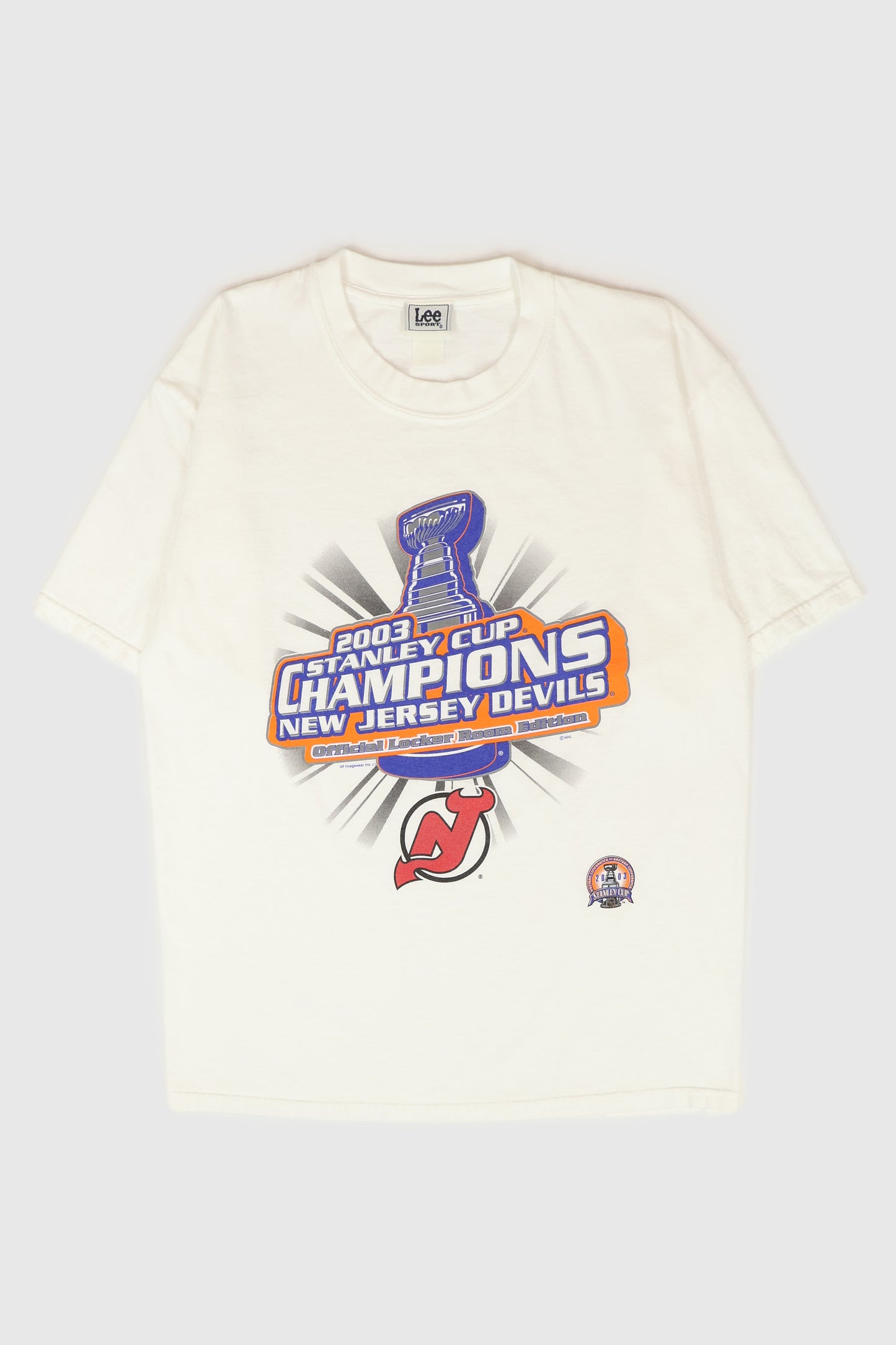 Vintage New Jersey Devils 2003 Stanley Cup Champions Tee