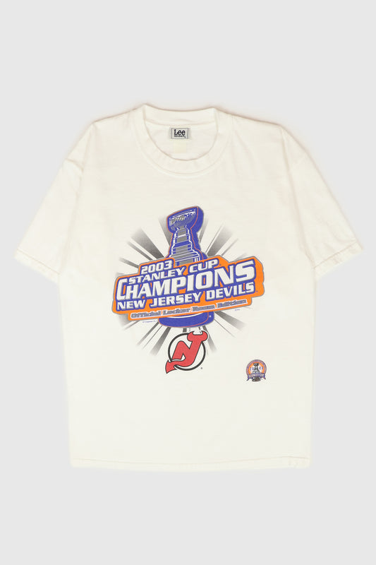 Vintage New Jersey Devils 2003 Stanley Cup Champions Tee
