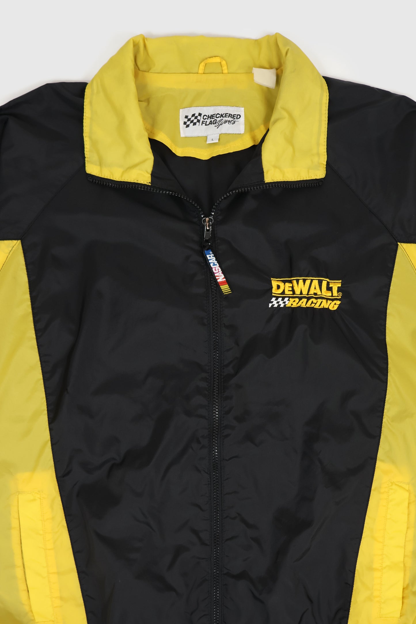 Vintage NASCAR Dewalt Racing Lightweight Jacket Image 2