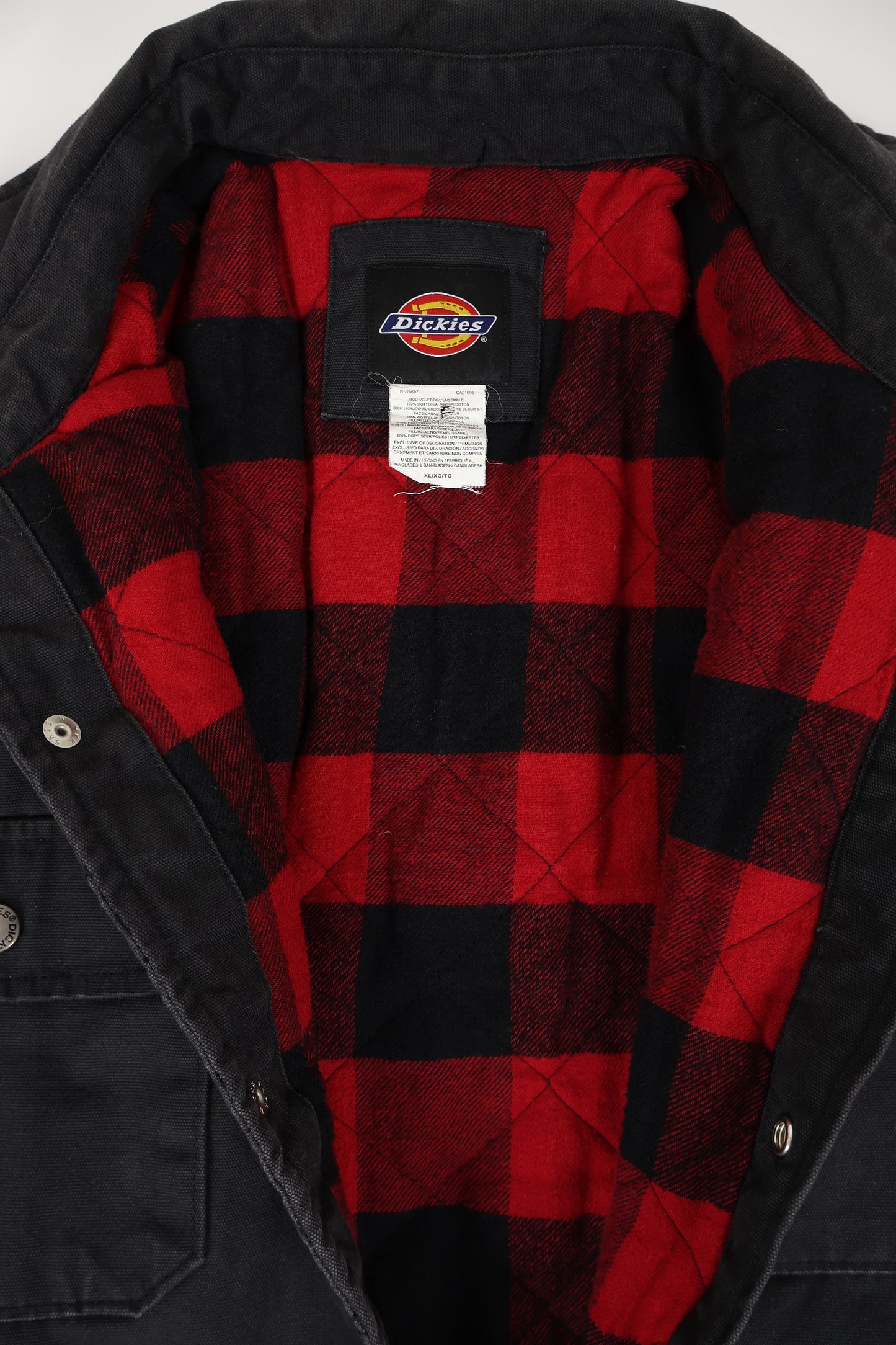 Vintage  Dickies Snap Button Insualted Jacket Image 2