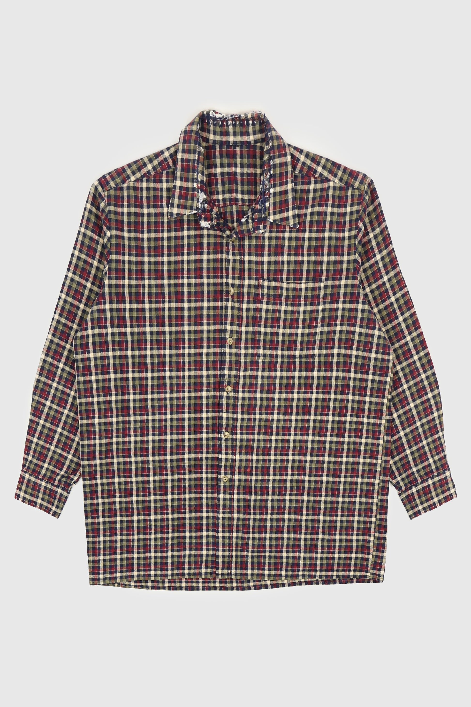 Vintage Distressed Button-Down Shirt Image 0