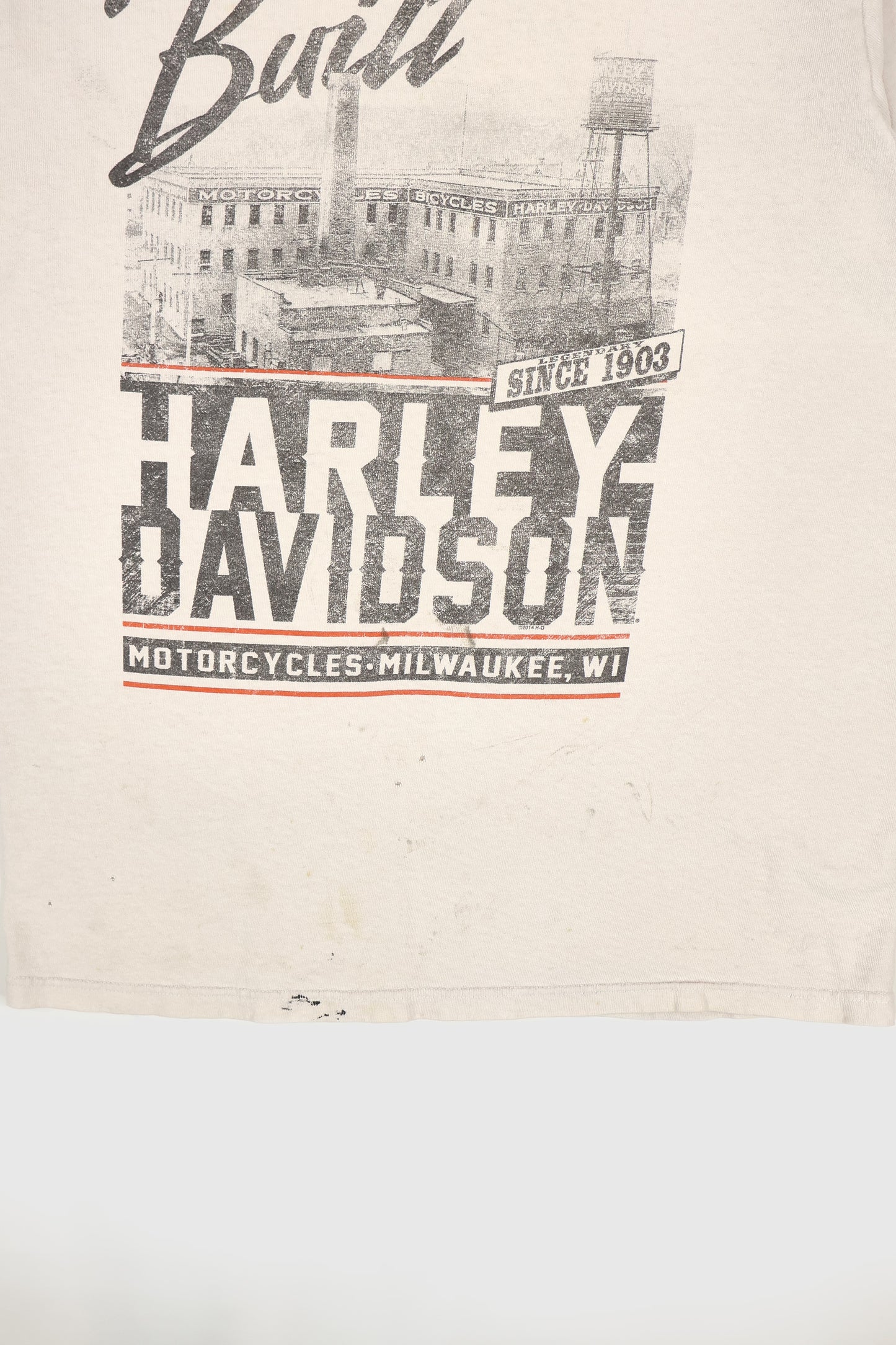 Distressed Harley Davidson Tee