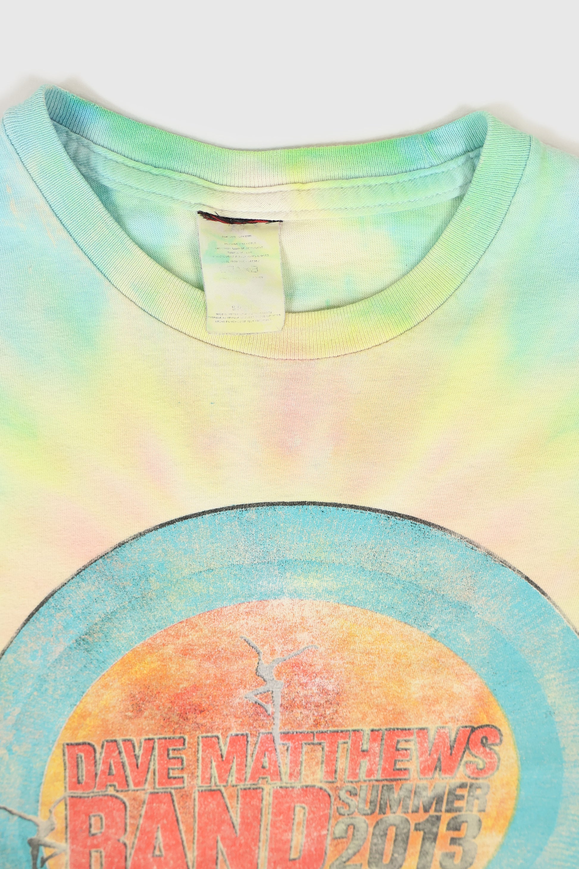 Vintage Dave Matthews Band 2013 Summer Tour Tee Image 3