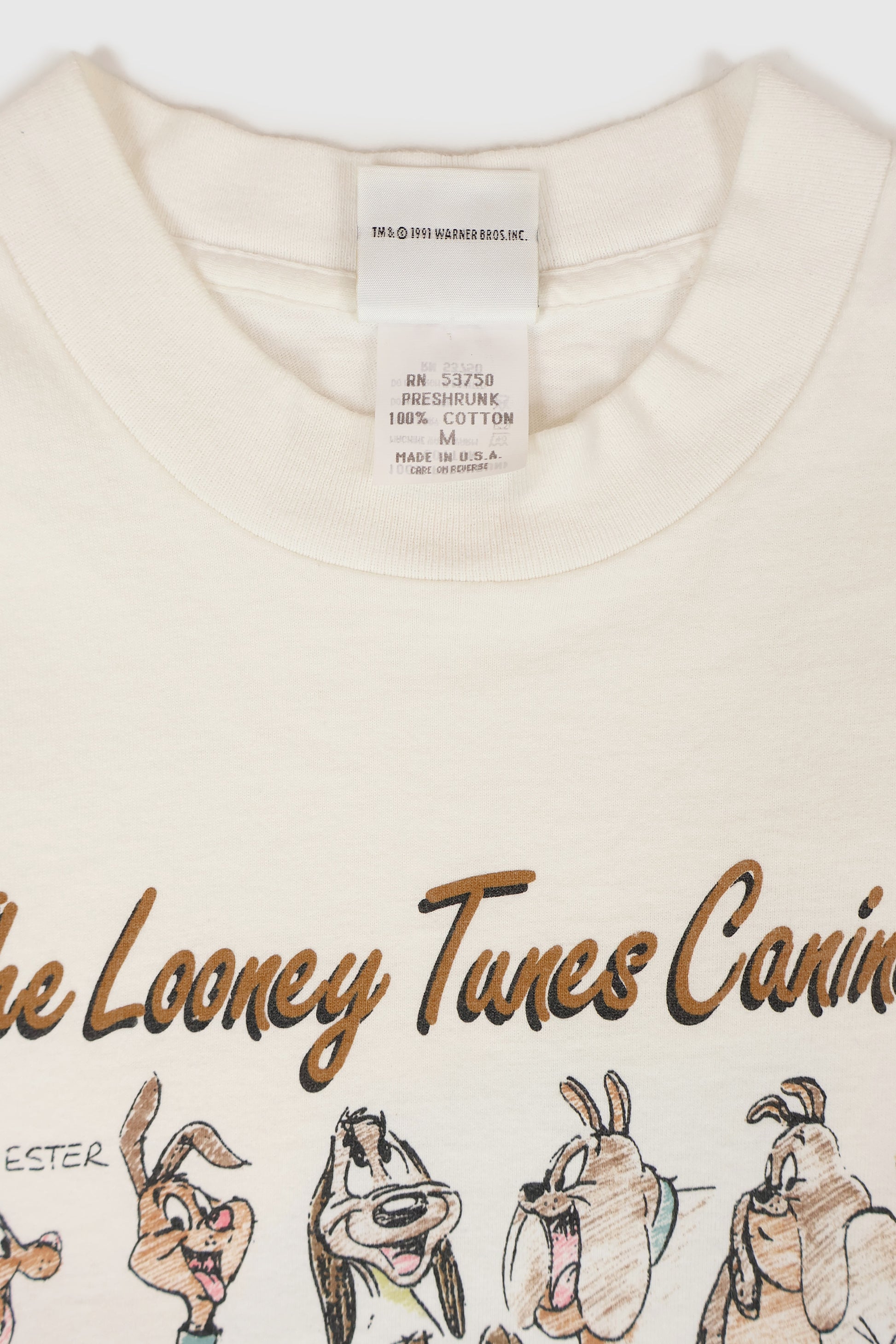 Vintage The Loony Tunes Canines Tee Image 2