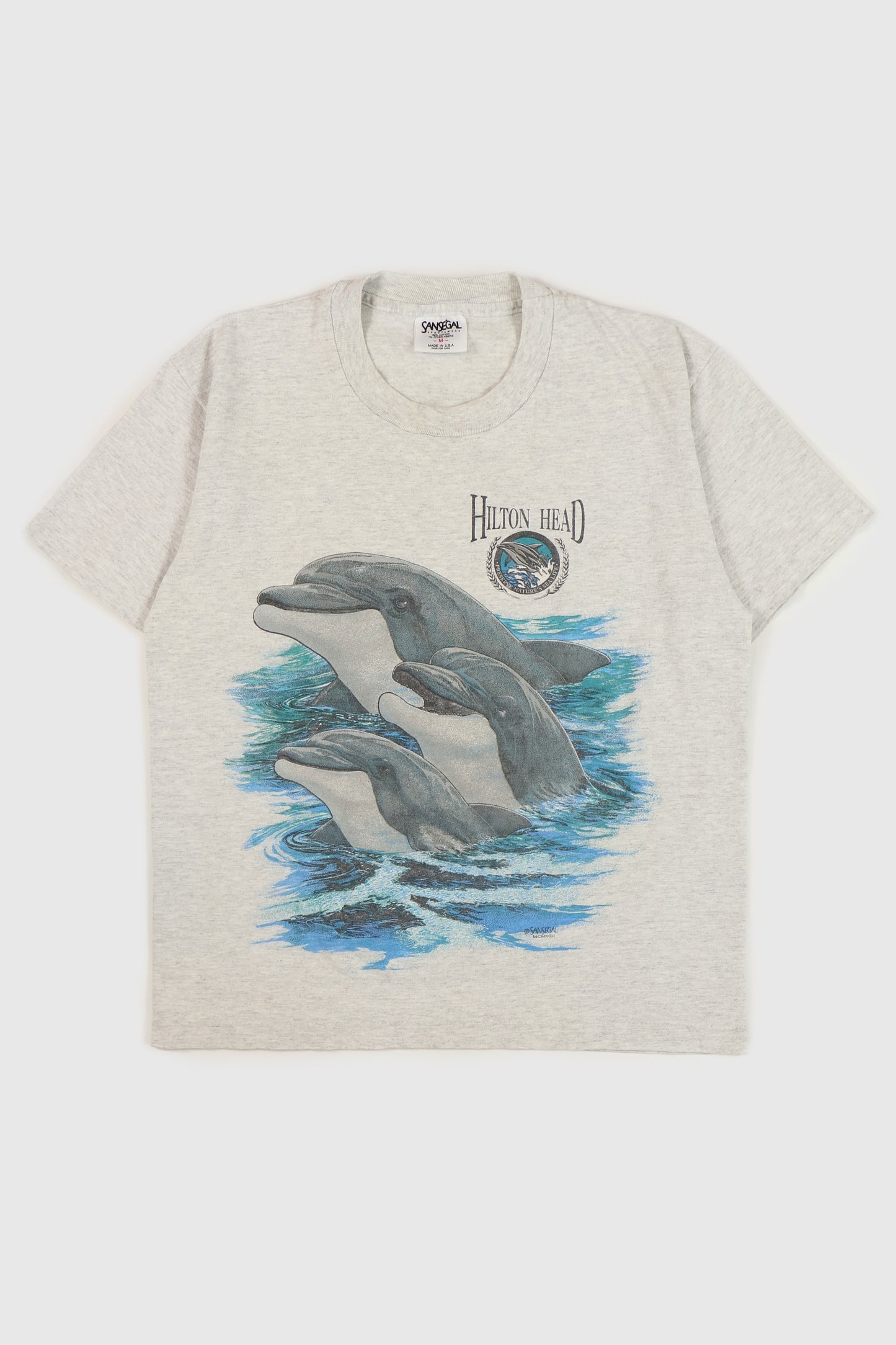 Vintage Hilton Head Dolphins Tee Image 0