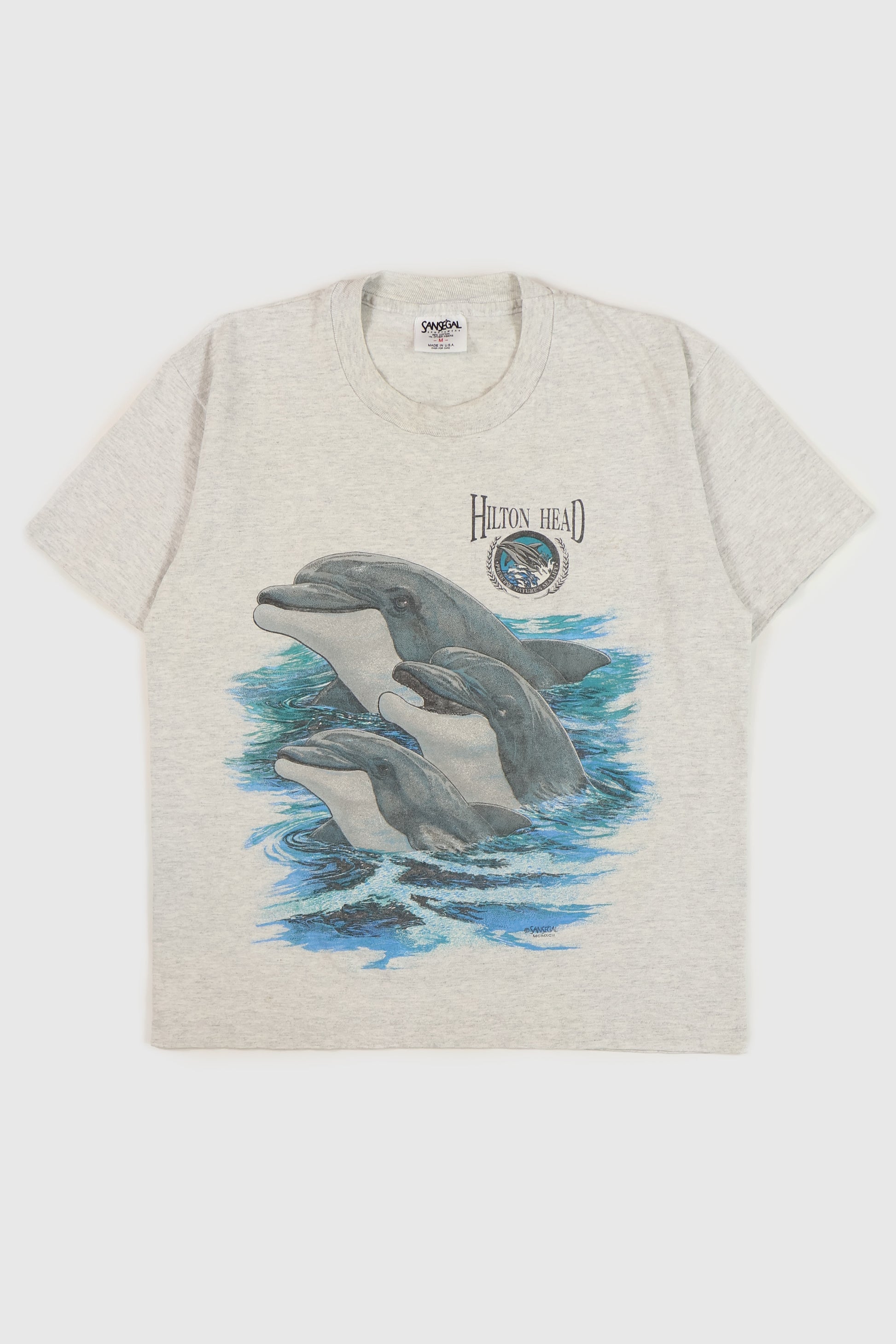 Vintage Hilton Head Dolphins Tee Image 0