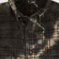 Vintage Dyed Plaid Flannel Button-Down Shirt Image 3