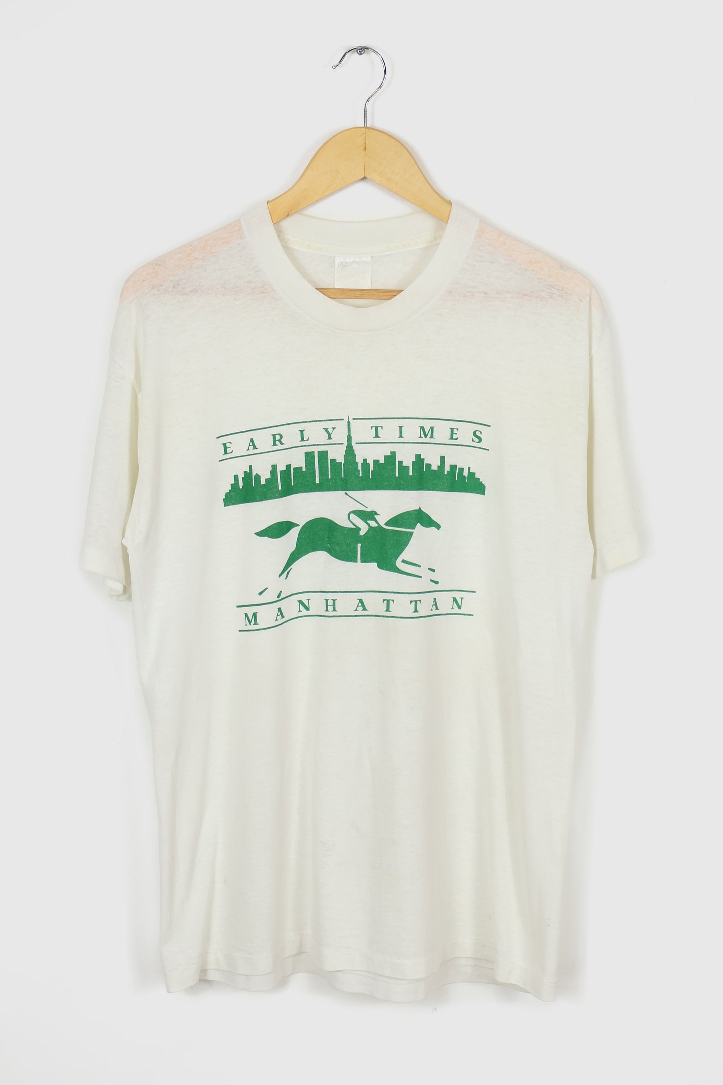 Vintage Threadbare Early Times Manhattan Tee