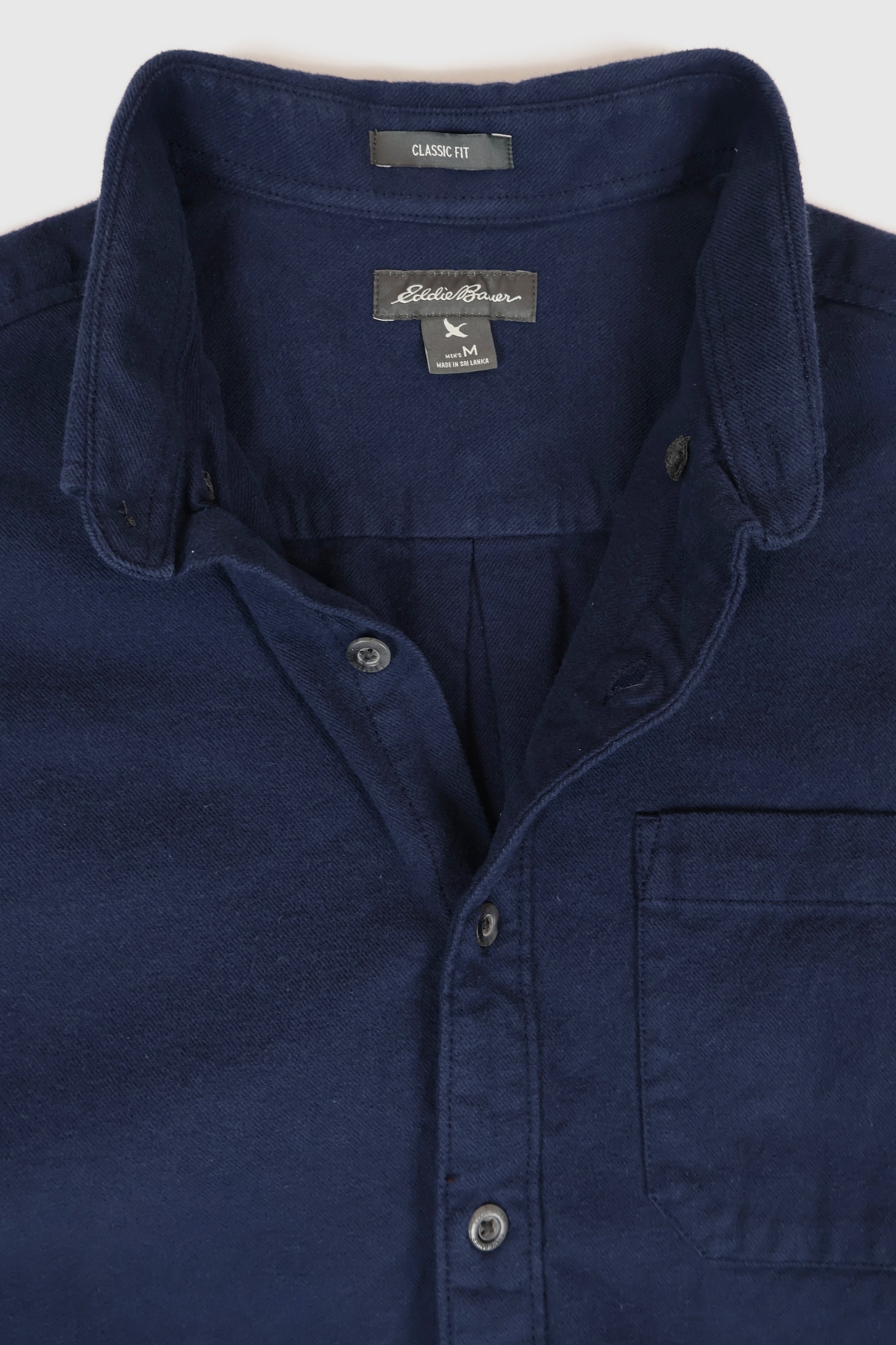 Vintage Eddie Bauer Flannel Button-Down Shirt Image 2