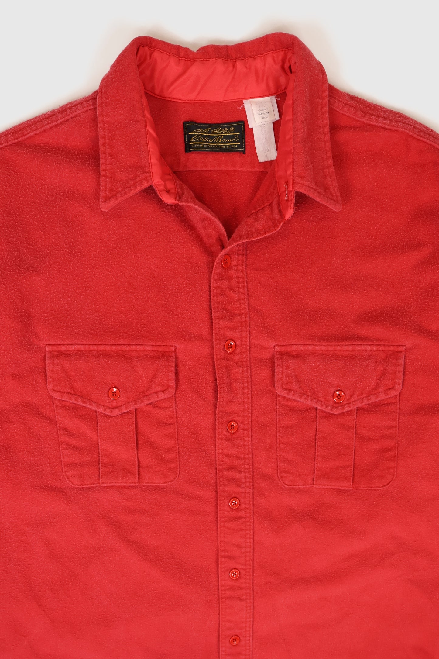 Vintage Eddie Bauer Flannel Button-Down Shirt Image 1