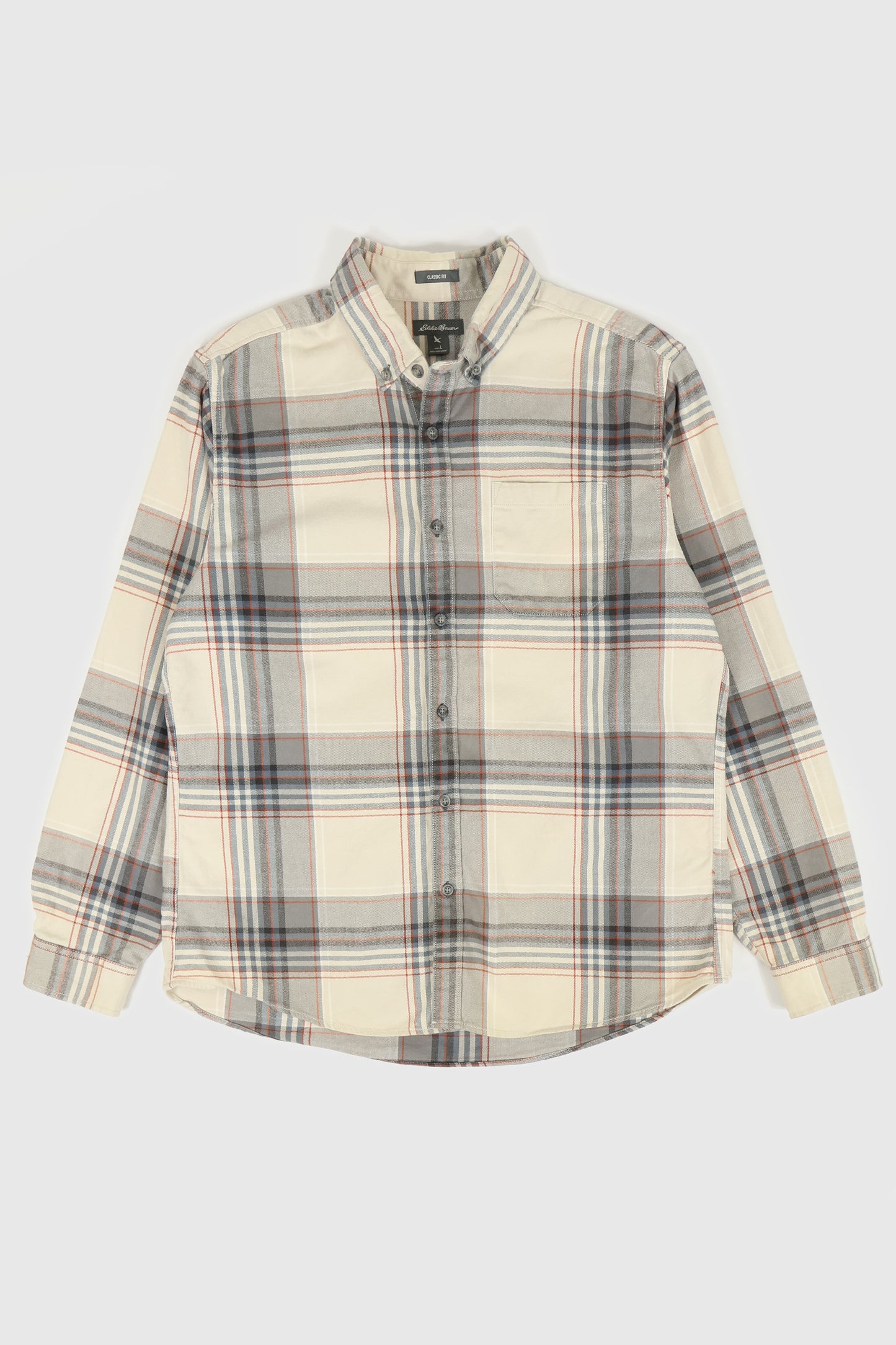 Vintage Eddie Bauer Plaid Button-Down Shirt Image 0