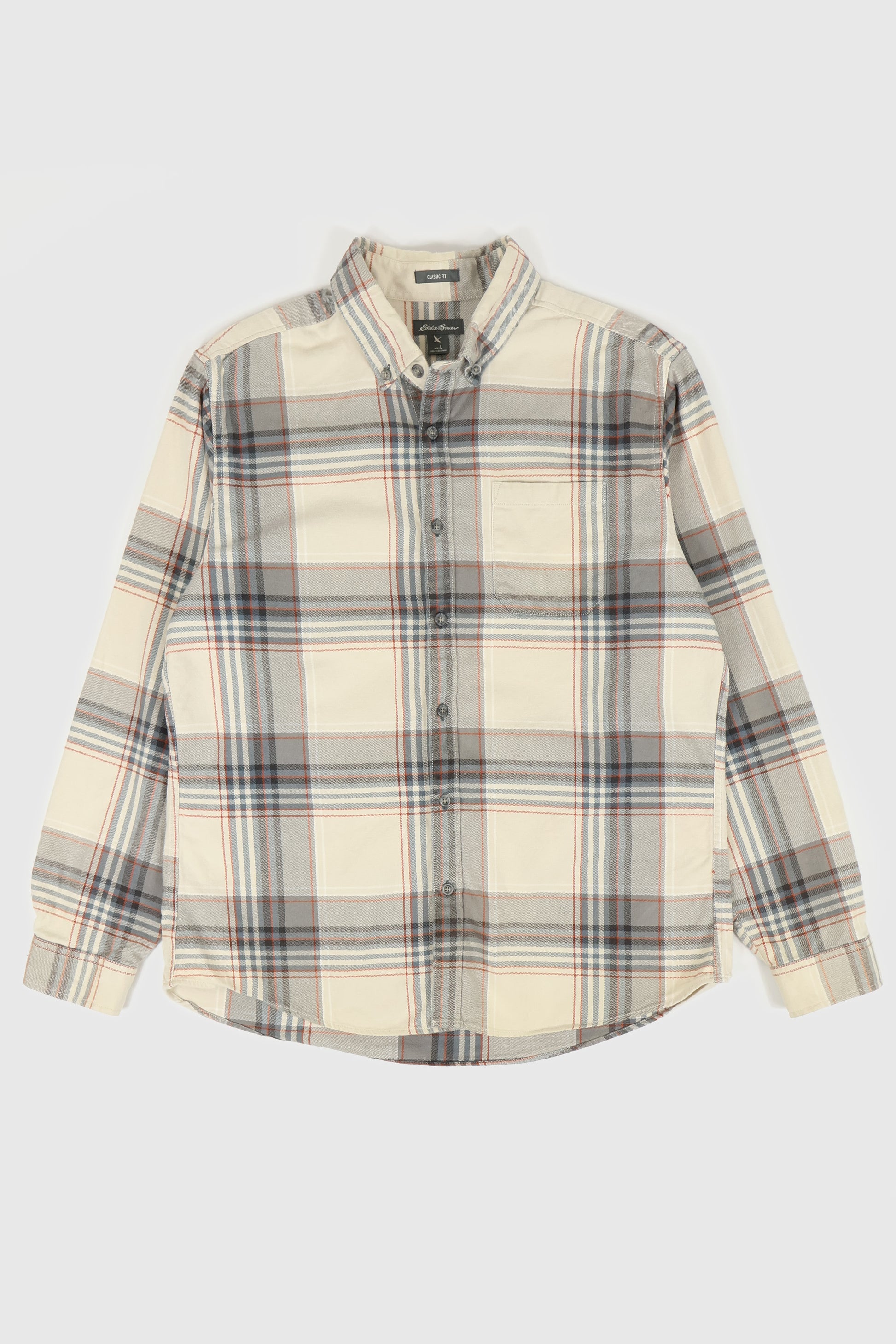 Vintage Eddie Bauer Plaid Button-Down Shirt Image 0