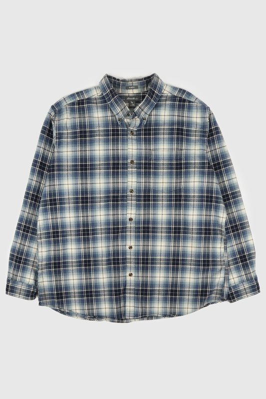 Vintage Eddie Bauer Plaid Flannel Button-Down Shirt Image 0