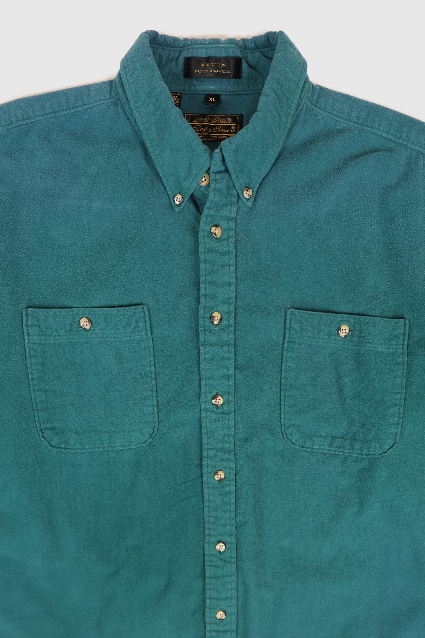Vintage Eddie Bauer Flannel Button-Down Shirt