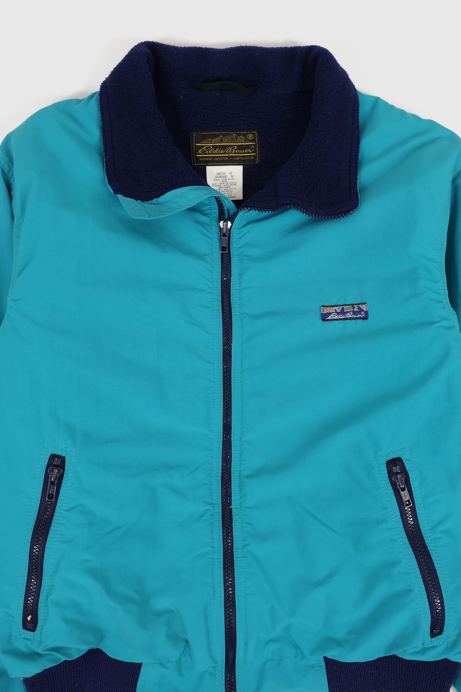 Vintage Eddie Bauer Fleece Lined Jacket Image 1