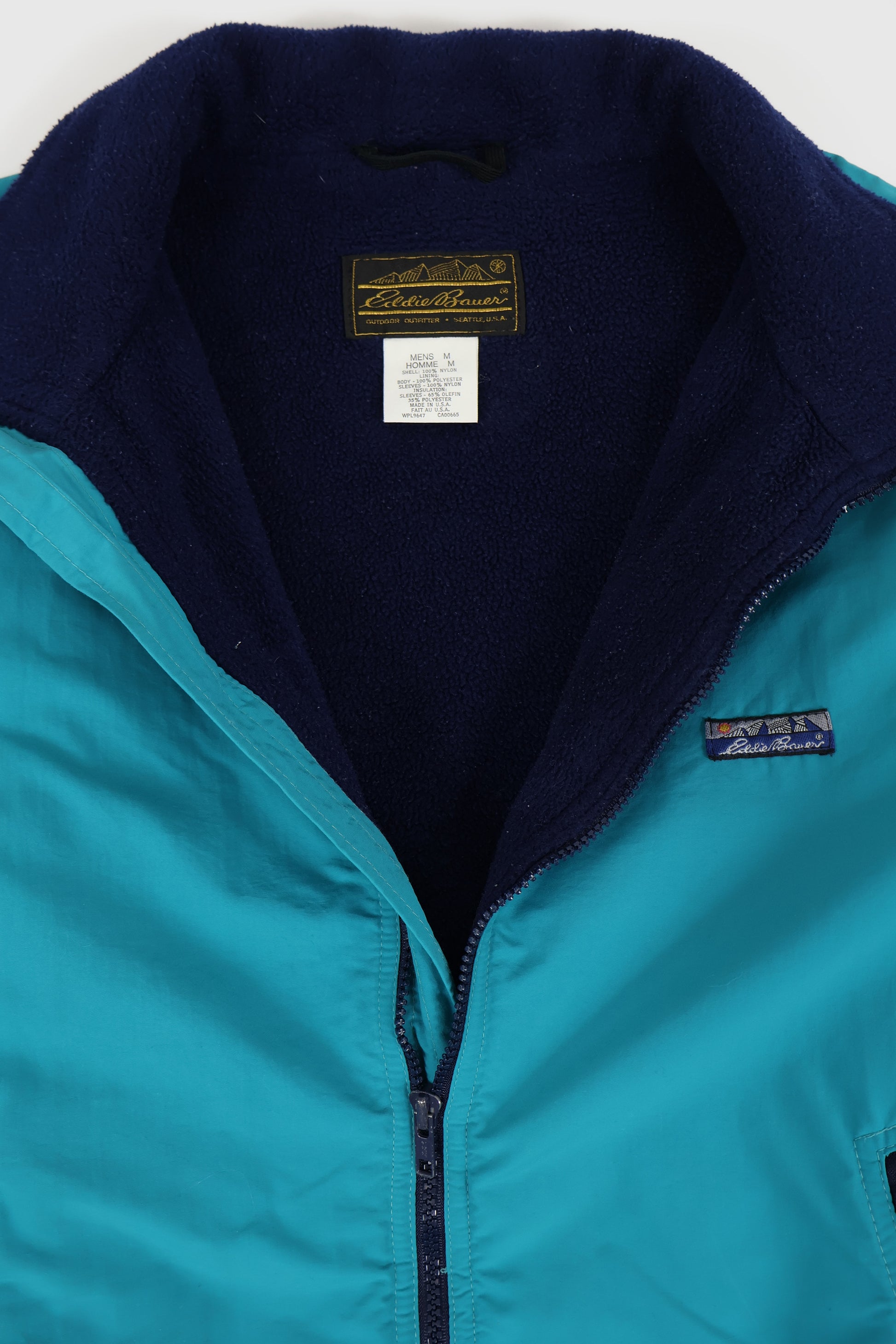 Vintage Eddie Bauer Fleece Lined Jacket Image 2