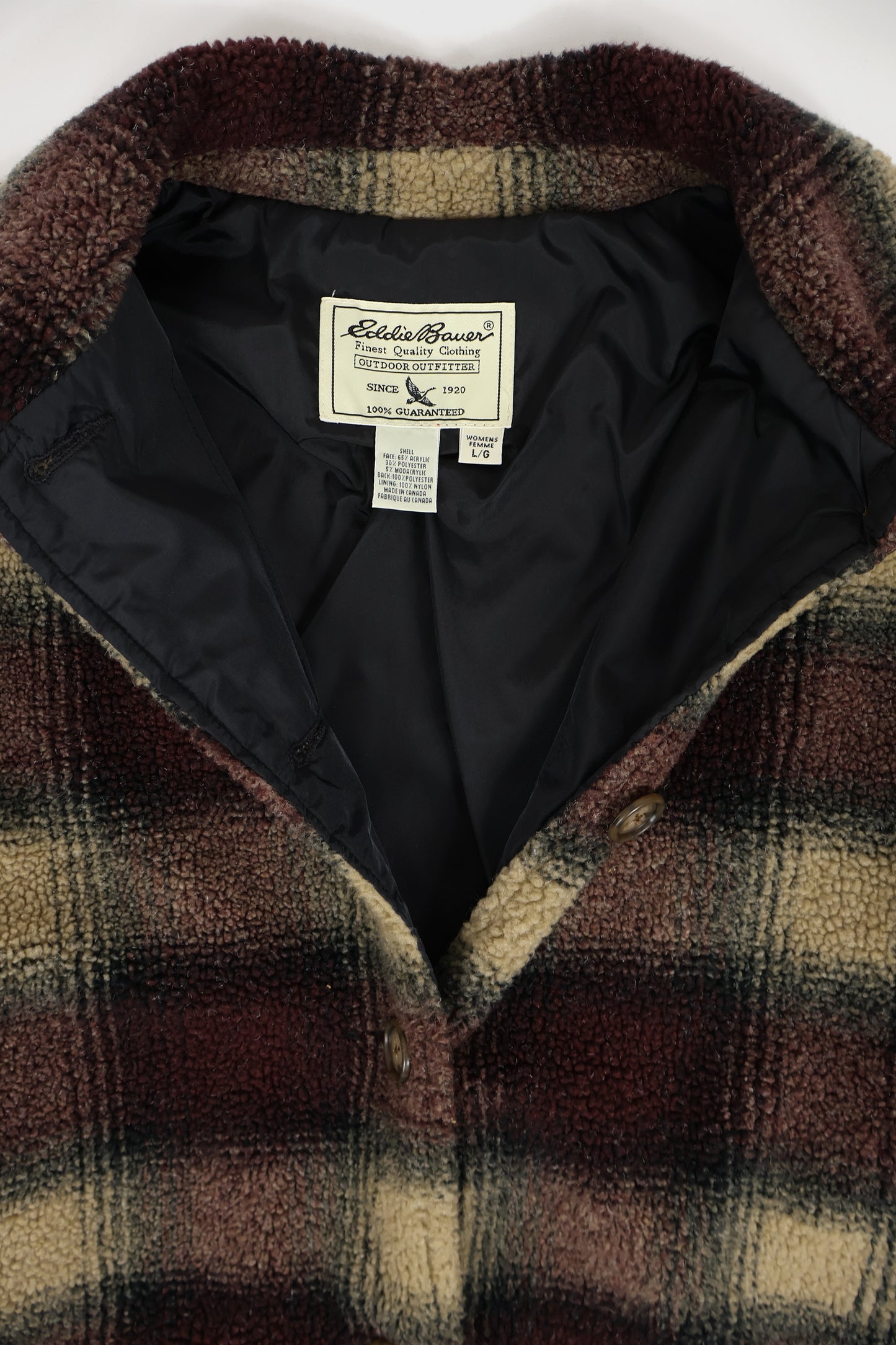 Vintage Eddie Bauer Fleece Jacket Image 3