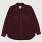 Vintage Eddie Bauer Dark Red Flannel Button-Down Shirt Image 0