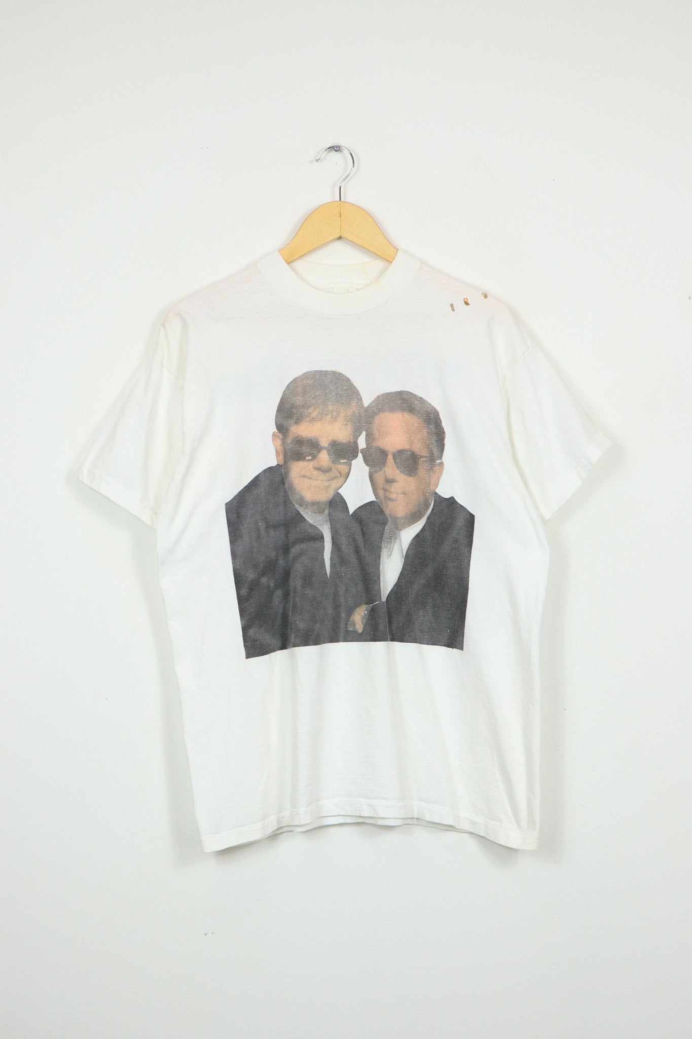 Vintage Elton John & Billy Joel 1994 Piano Man Tour Tee