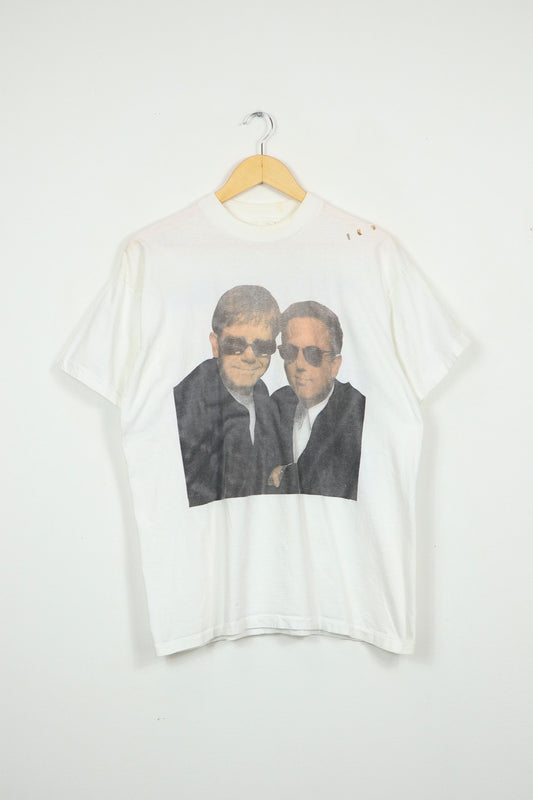 Vintage Elton John & Billy Joel 1994 Piano Man Tour Tee