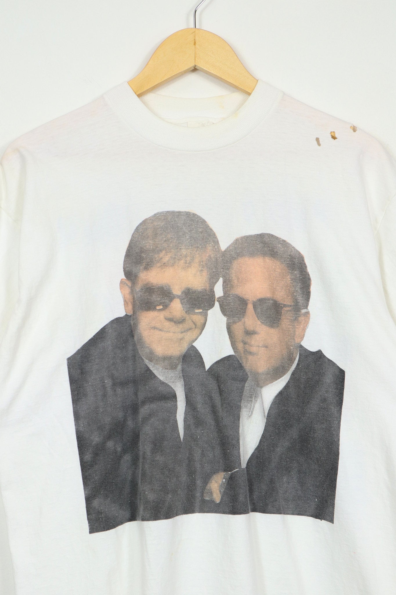Vintage Elton John & Billy Joel 1994 Piano Man Tour Tee