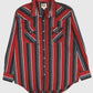 Vintage Striped Snap Button Shirt Image 0