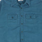 Vintage Green Flannel Button-Down Shirt Image 1