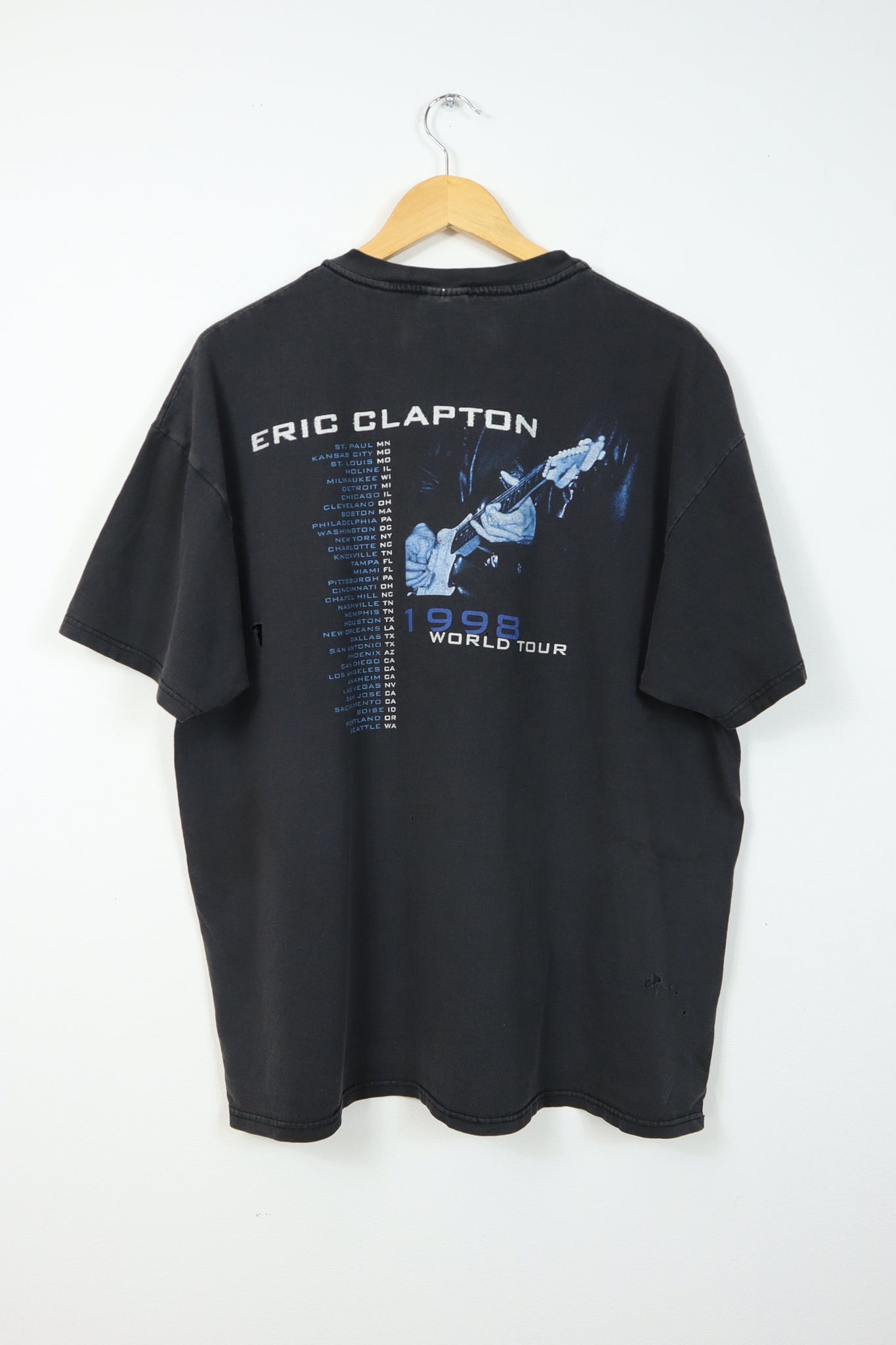 Vintage 1998 Eric Clapton World Tour Tee