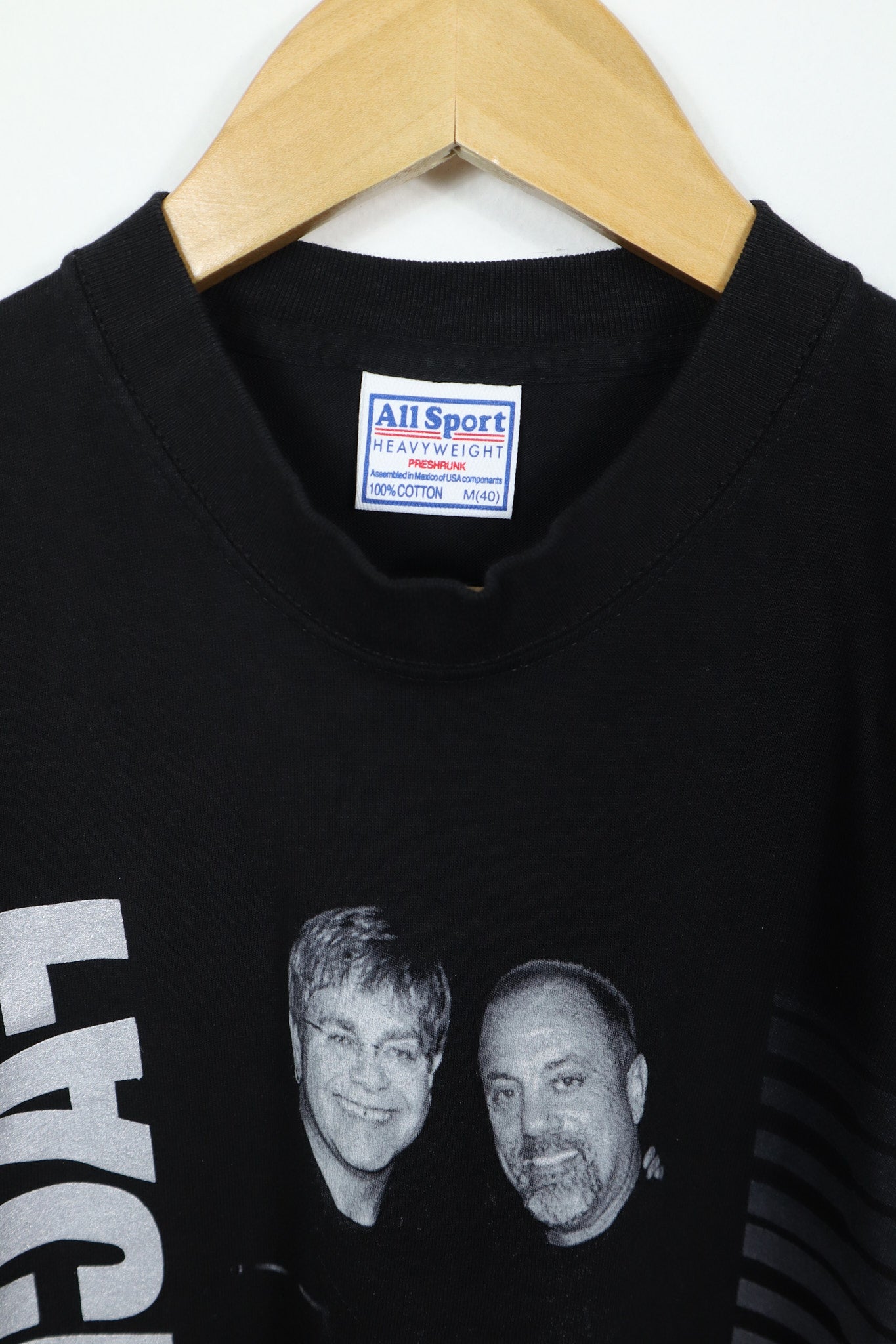 Vintage Elton John & Billy Joel Face 2 Face Tee