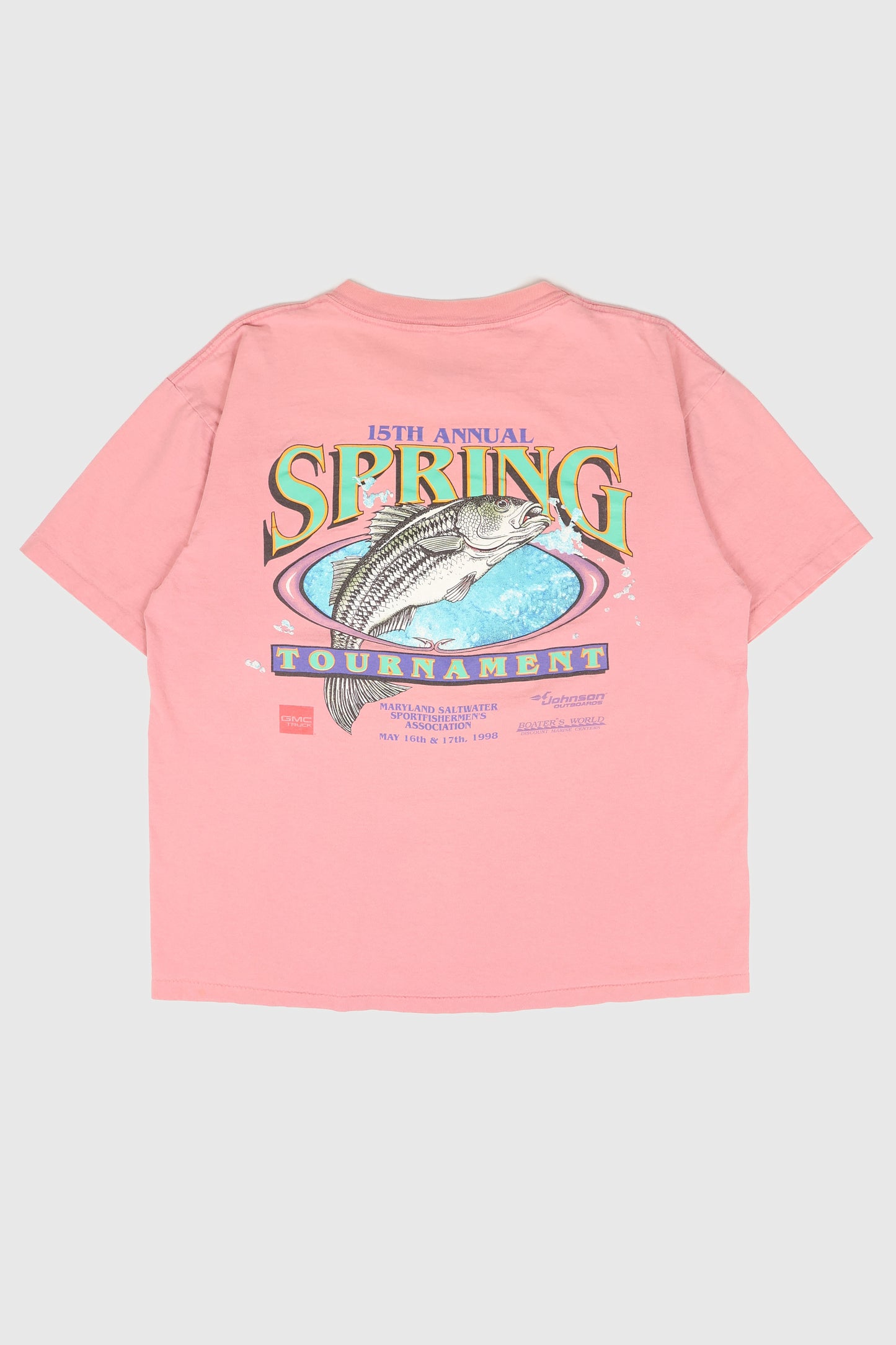 Vintage Spring Fishing Tournament Tee Image 1