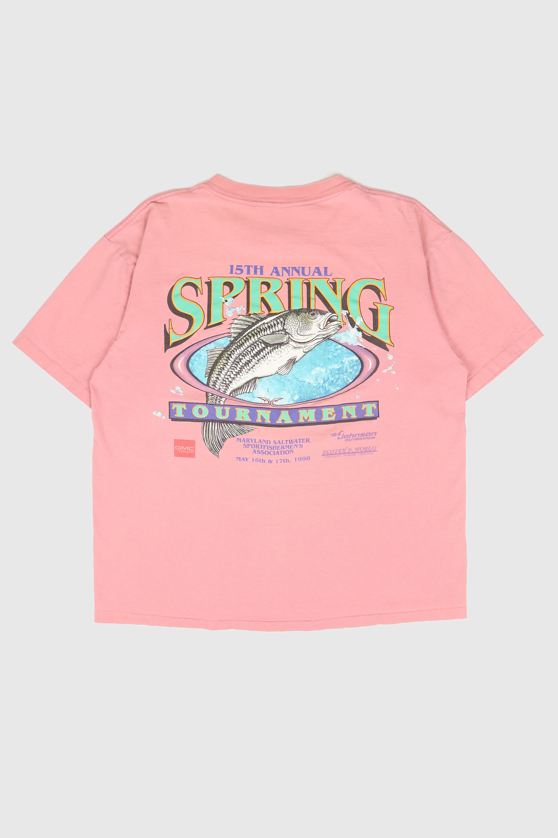 Vintage Spring Fishing Tournament Tee Image 1
