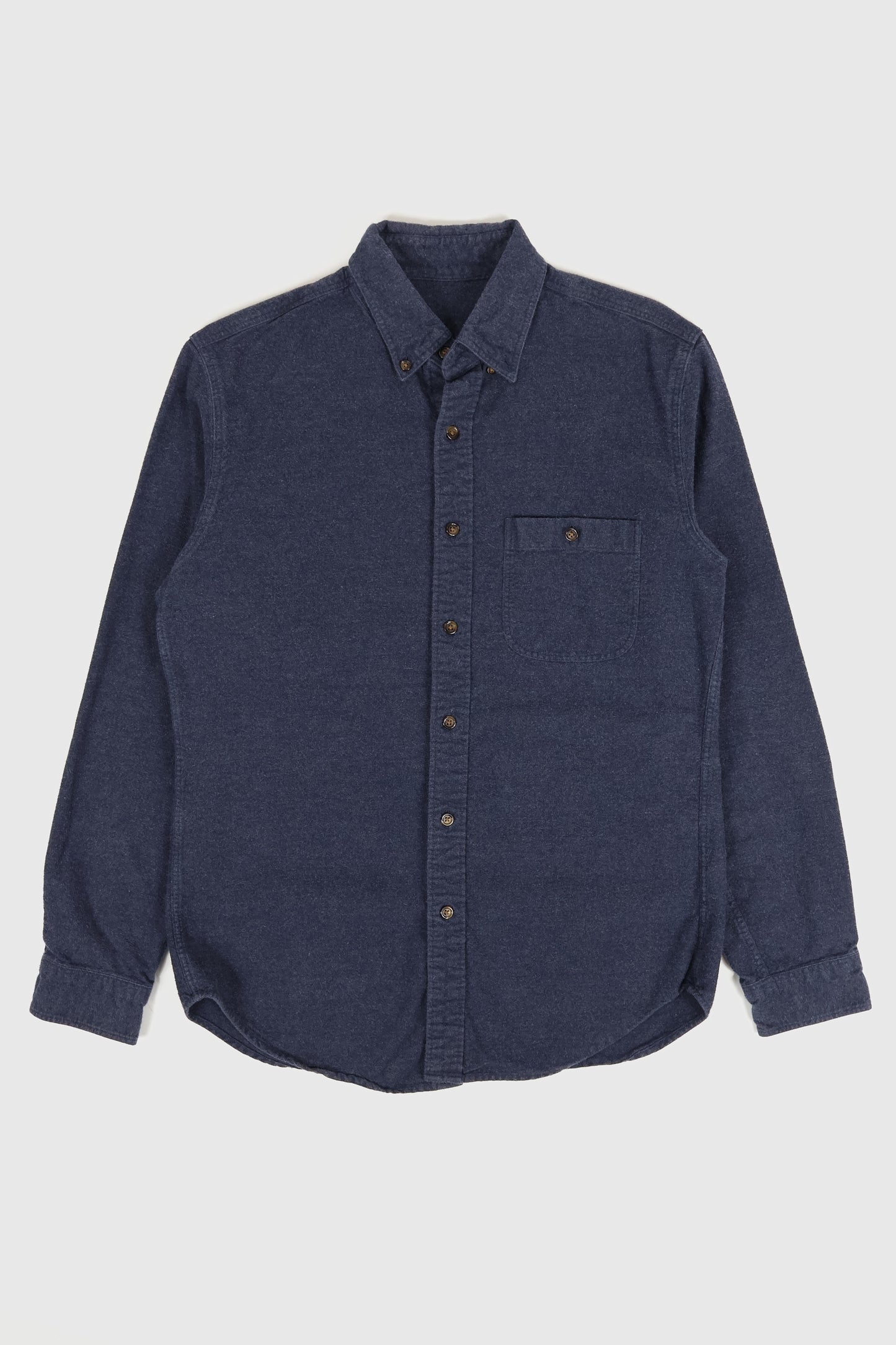 Vintage Elbow Patch Flannel Button-Down Shirt Image 0